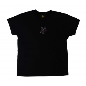 Black Teddy Fresh Sparkle Bear Tee | IDNYSV396