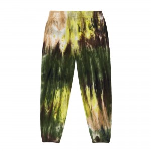 Green Teddy Fresh Ice Dye Sweatpants | HKMQCA390