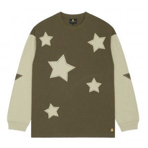 Green Teddy Fresh Patched Star Tee | RPSMON852