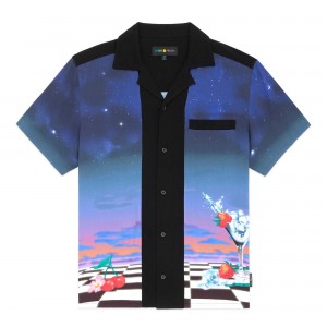 Multi Teddy Fresh Dreamscape Shirt | OITZER201