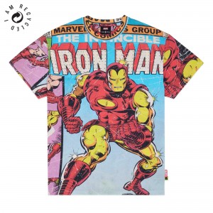 Multi Teddy Fresh TF x Marvel Iron Man Comic Tee | LSOZQW093