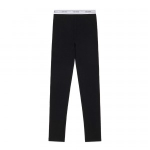 True Black Teddy Fresh Classic Rib Leggings | GSYTRU057