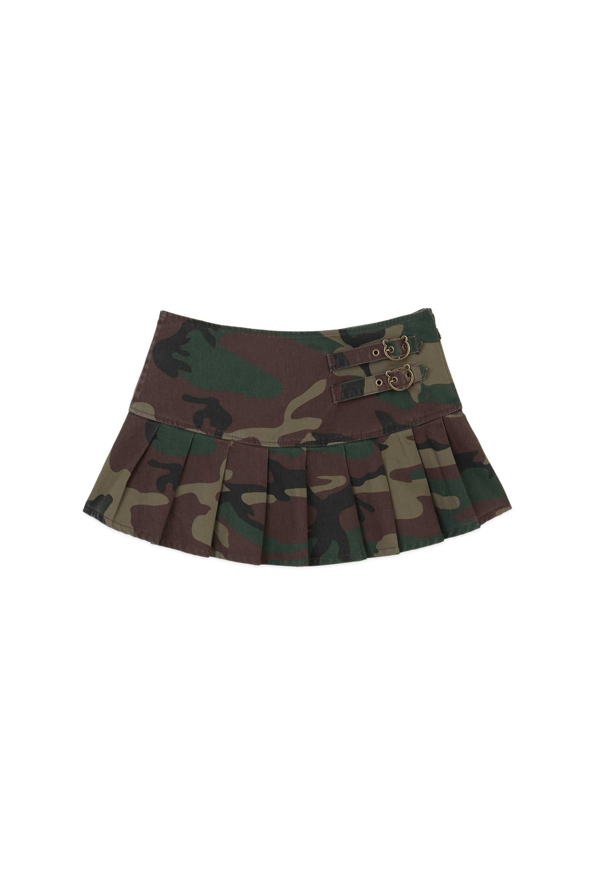 Army Teddy Fresh Bear Buckle Mini Skirt | ECWBNT310