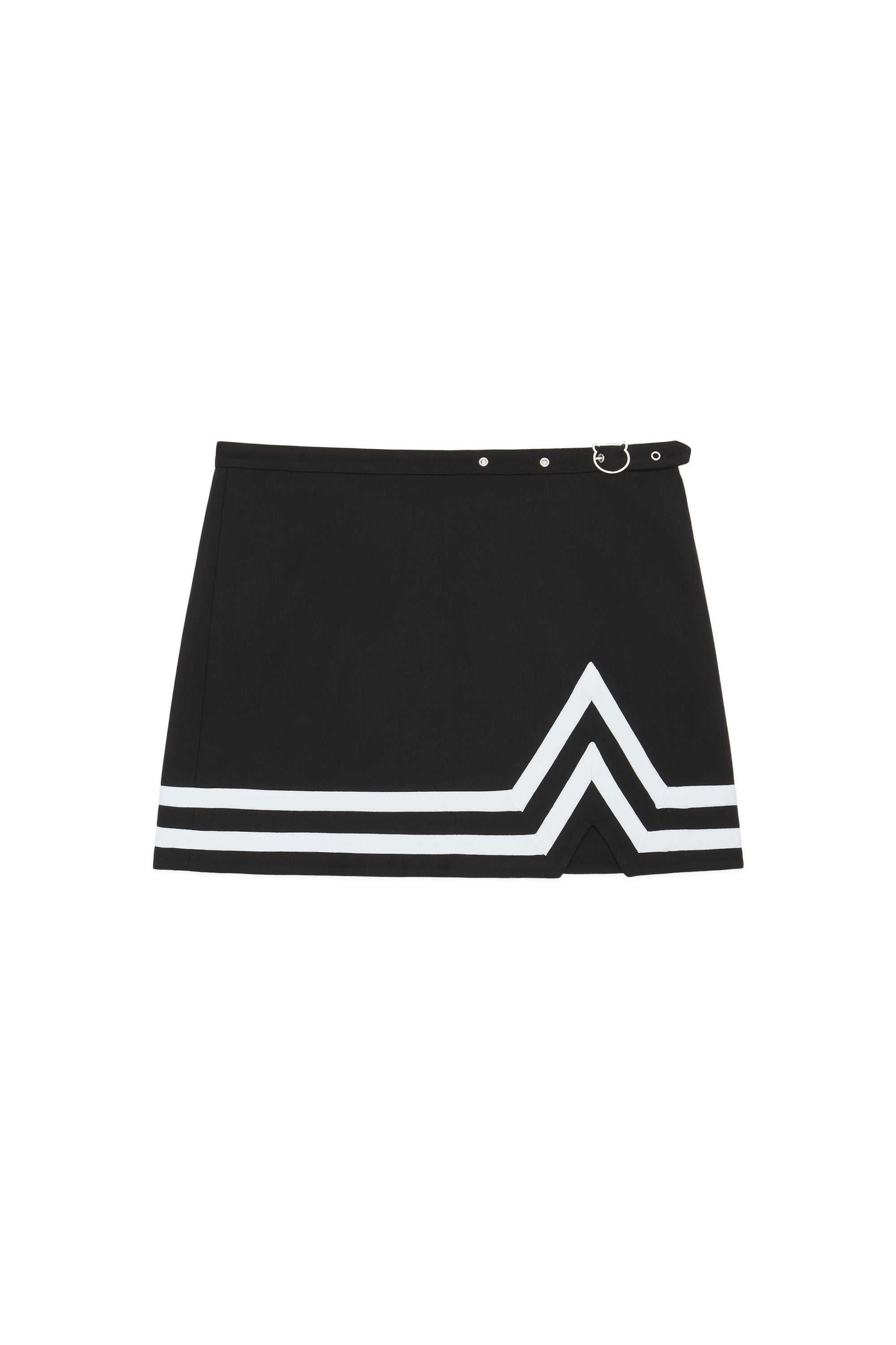 Black Teddy Fresh Bear Buckle Cheer Skirt | IJYWRU192