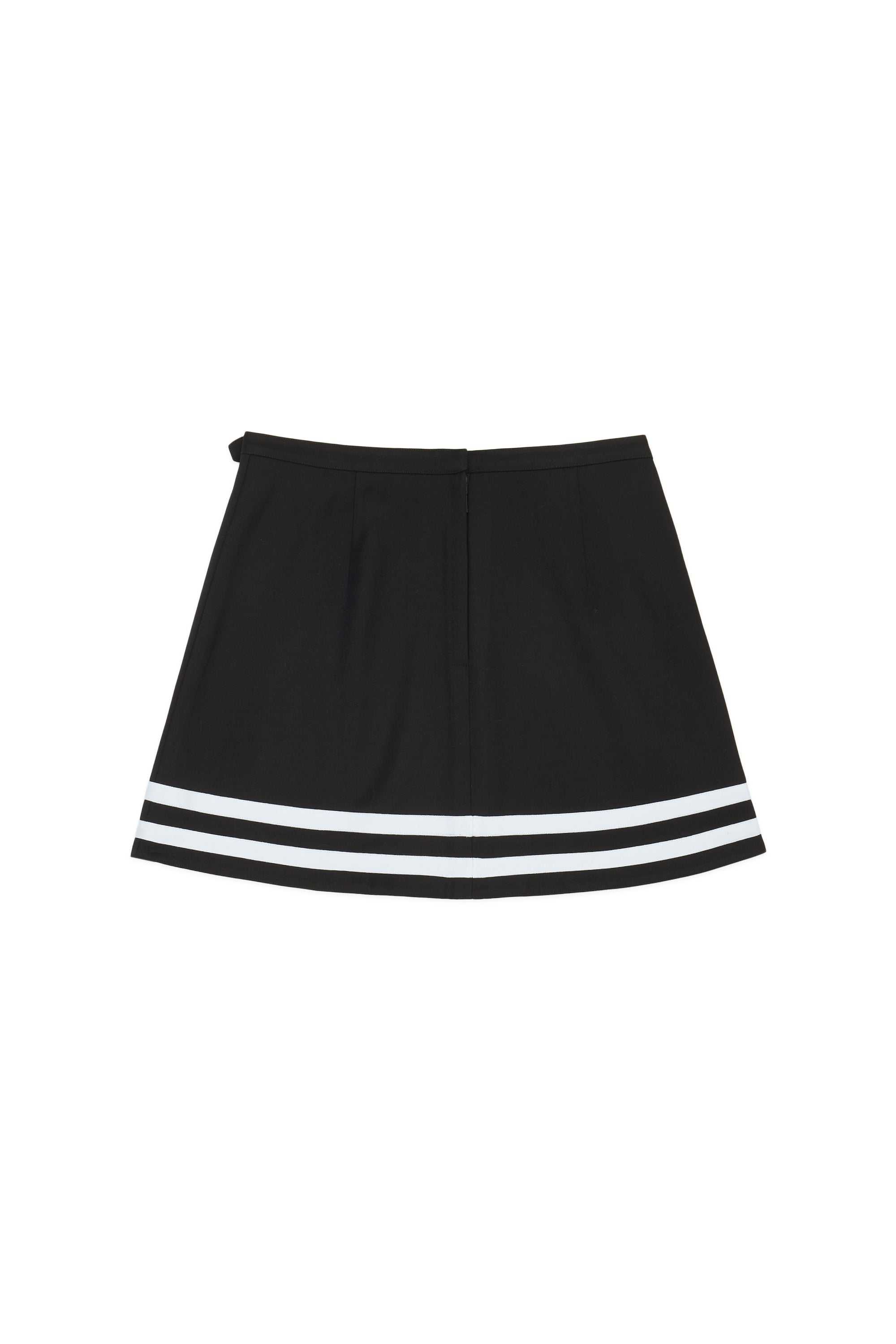 Black Teddy Fresh Bear Buckle Cheer Skirt | IJYWRU192