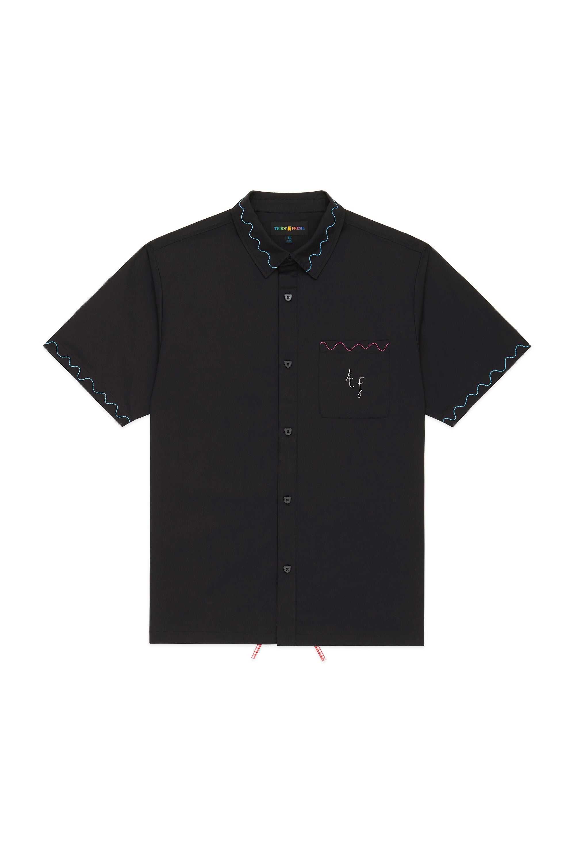 Black Teddy Fresh Bouquet Shirt | LVJBYR629