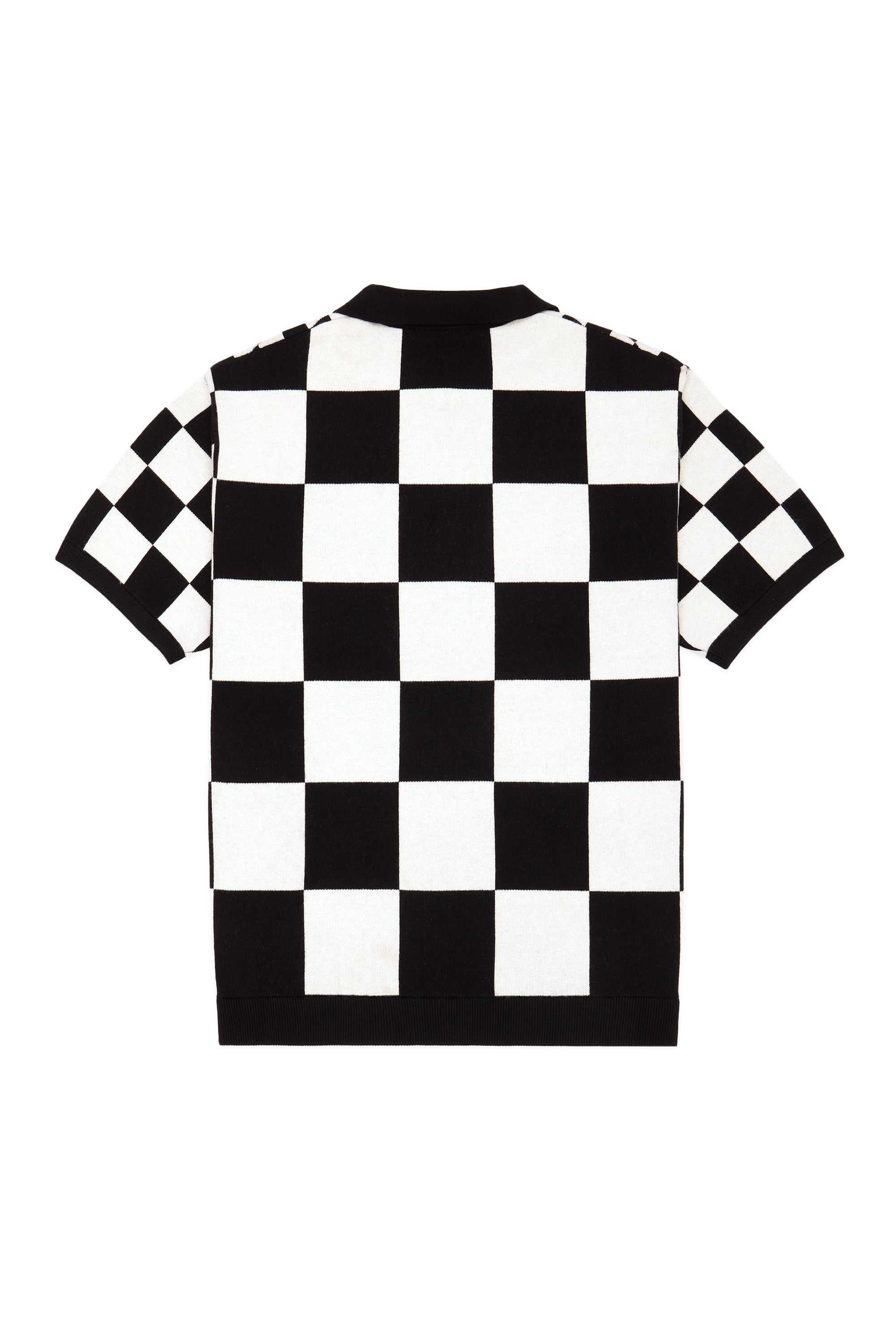 Black Teddy Fresh Check Clash Sweater | XPLUBT256