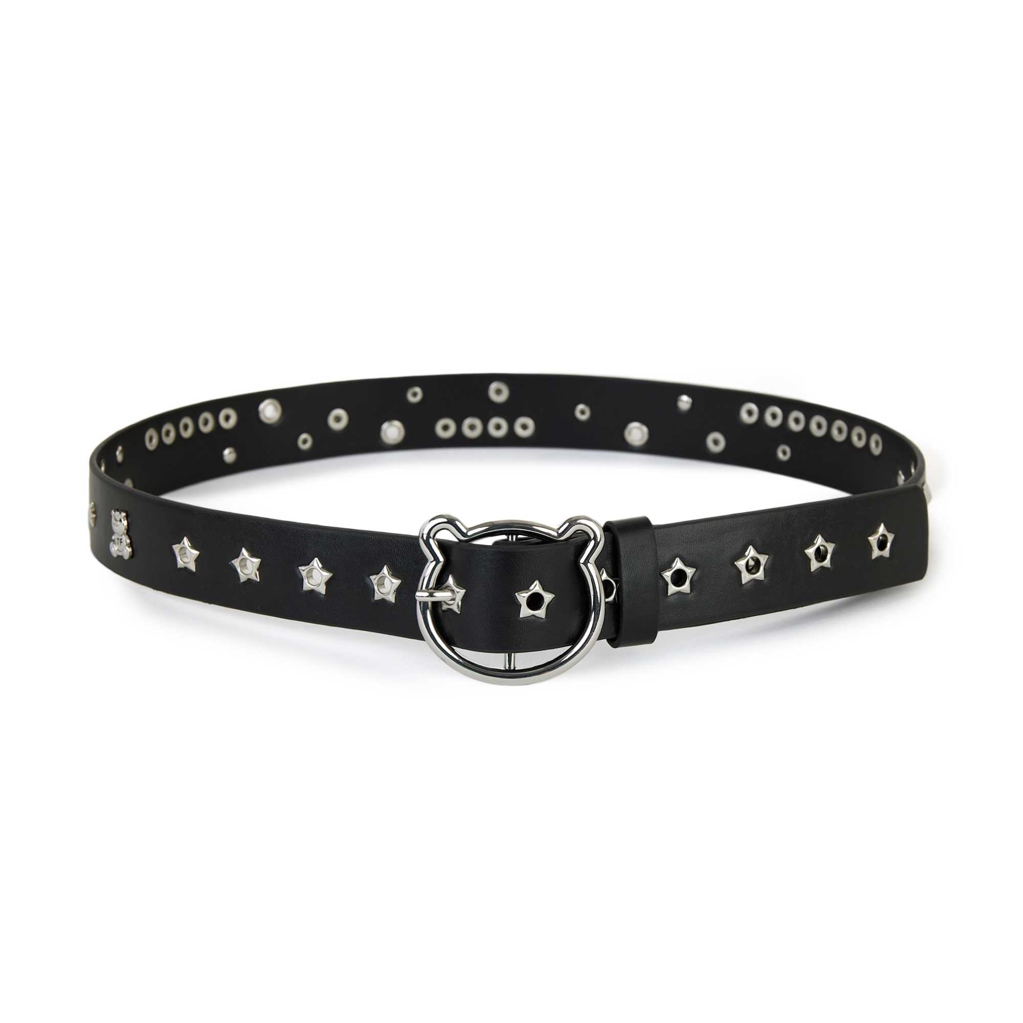 Black Teddy Fresh Embellished Belt | UALOFC615