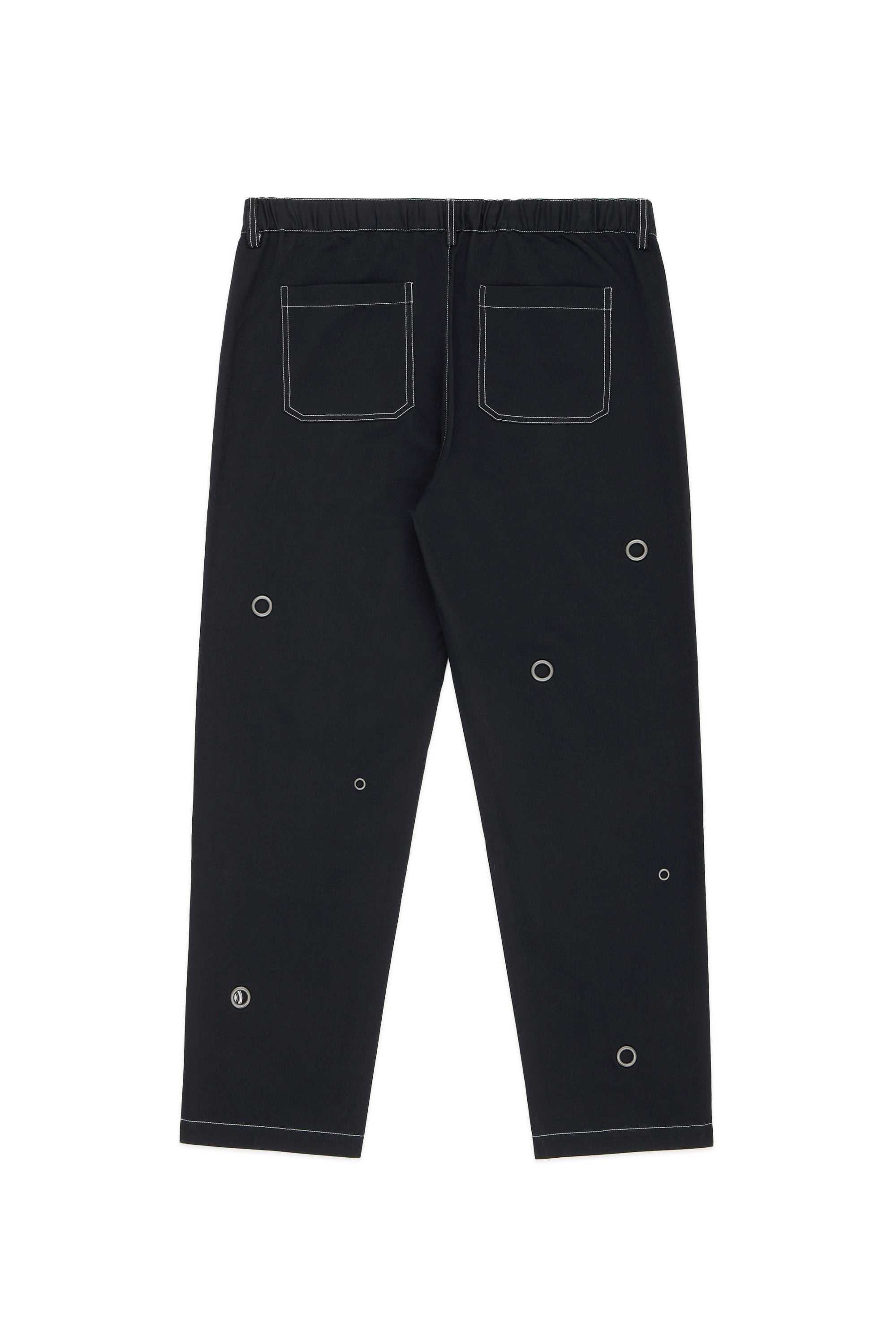 Black Teddy Fresh Eyelet Work Pants | HFEYMQ204