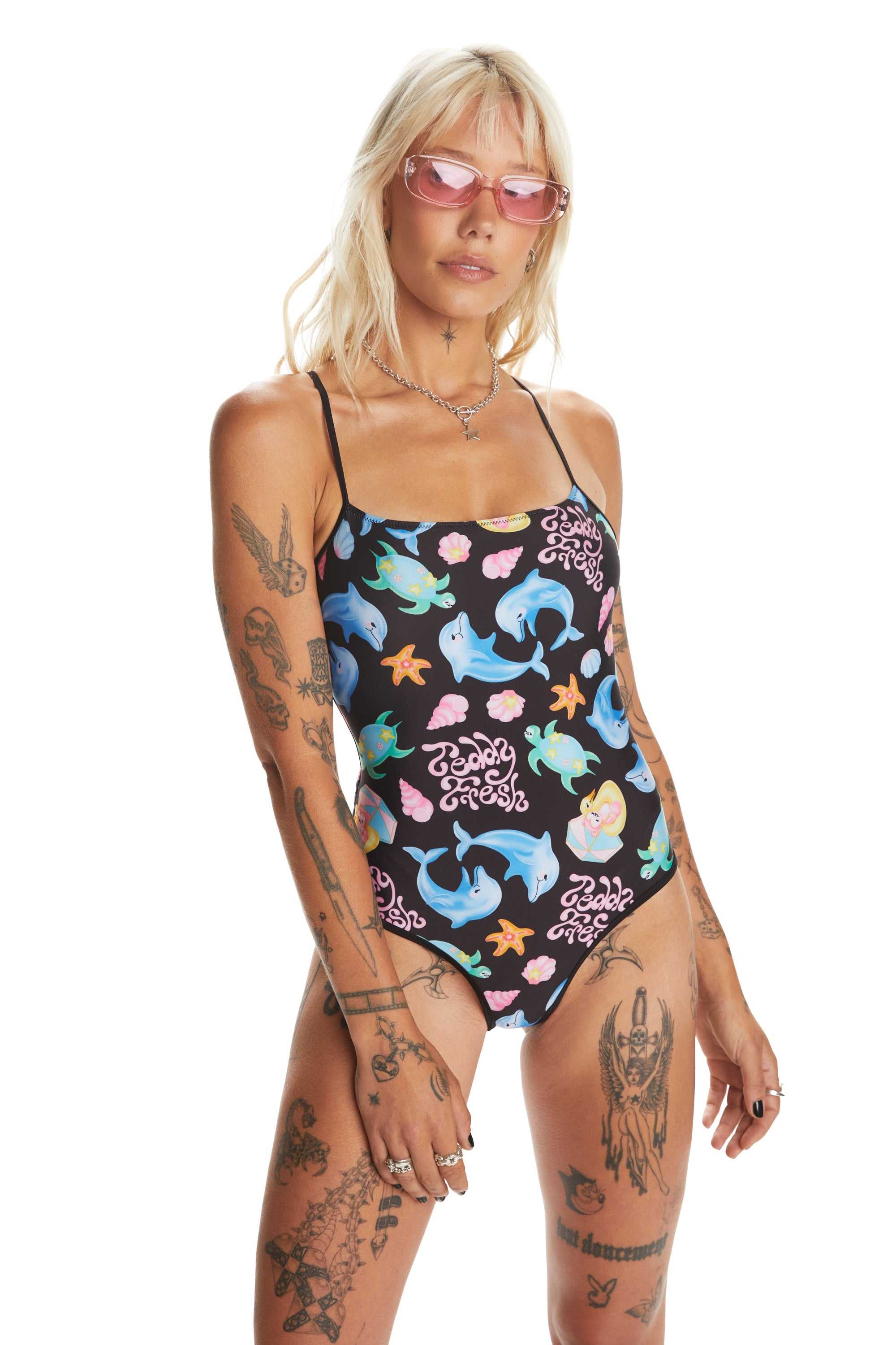 Black Teddy Fresh Holiday One Piece Swimsuit | DAXBNU091