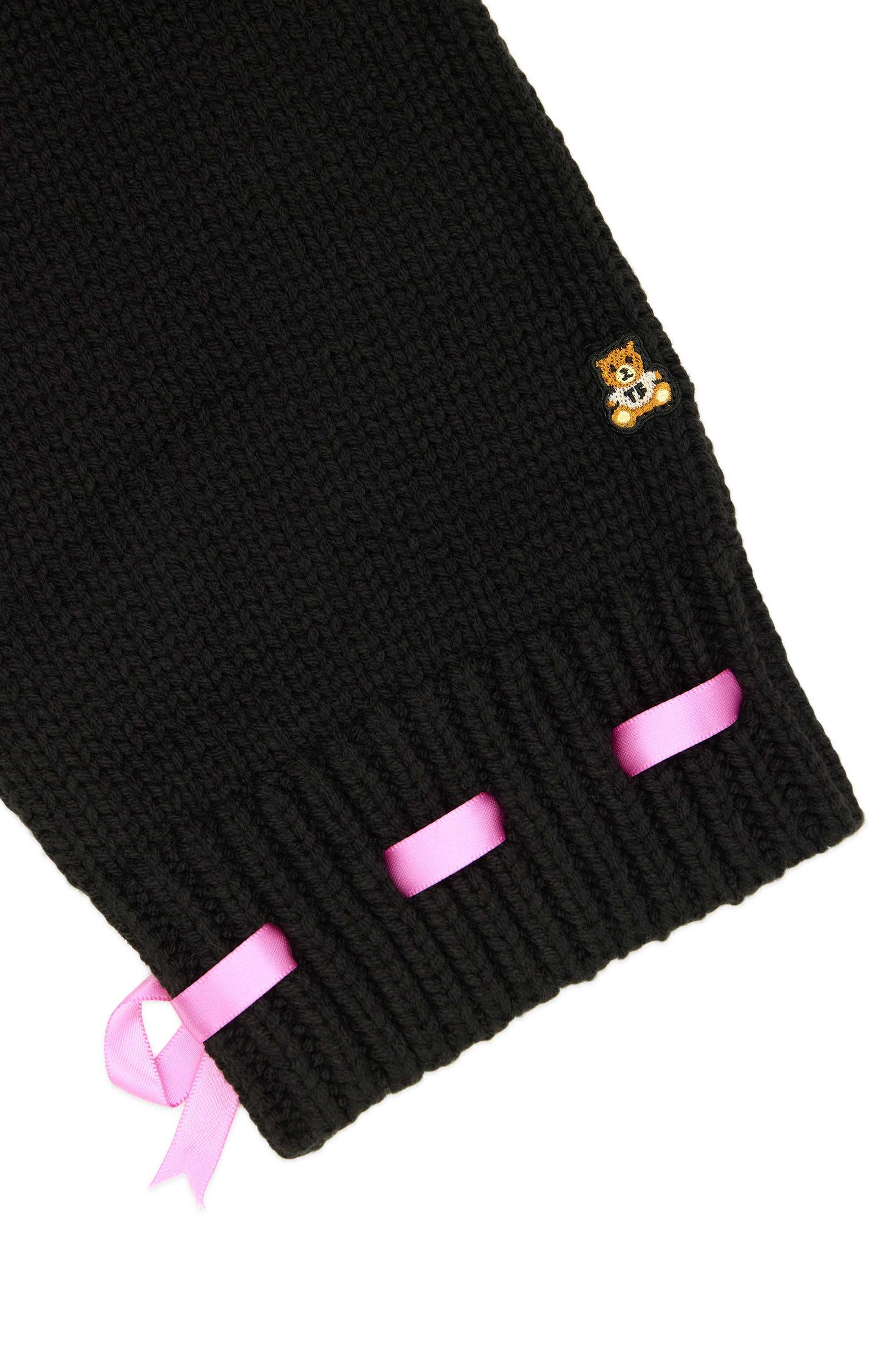 Black Teddy Fresh I Heart U Ribbon Weave Sweater | OHNSLA134