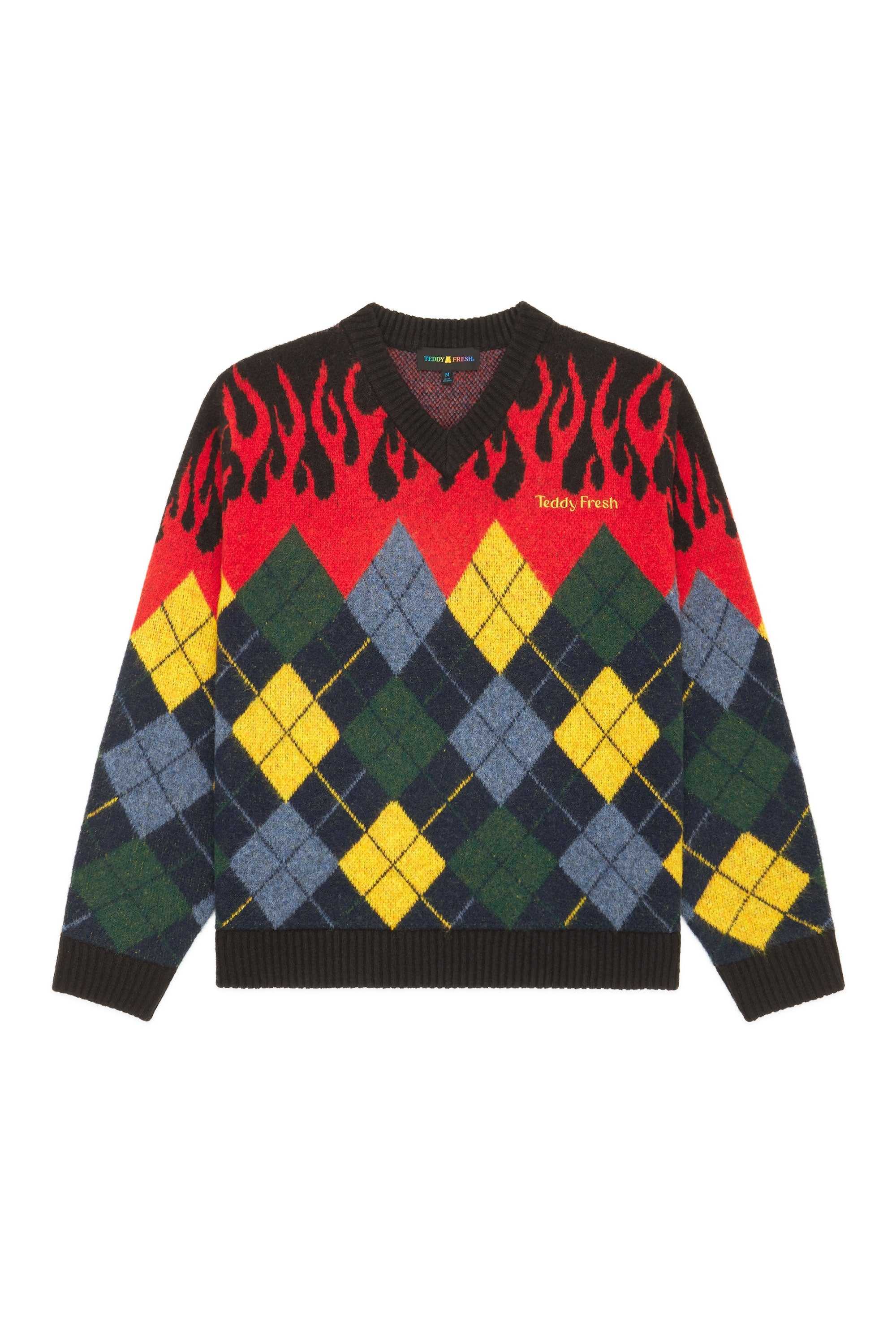 Black Teddy Fresh In Flames Sweater | SWLFPK408