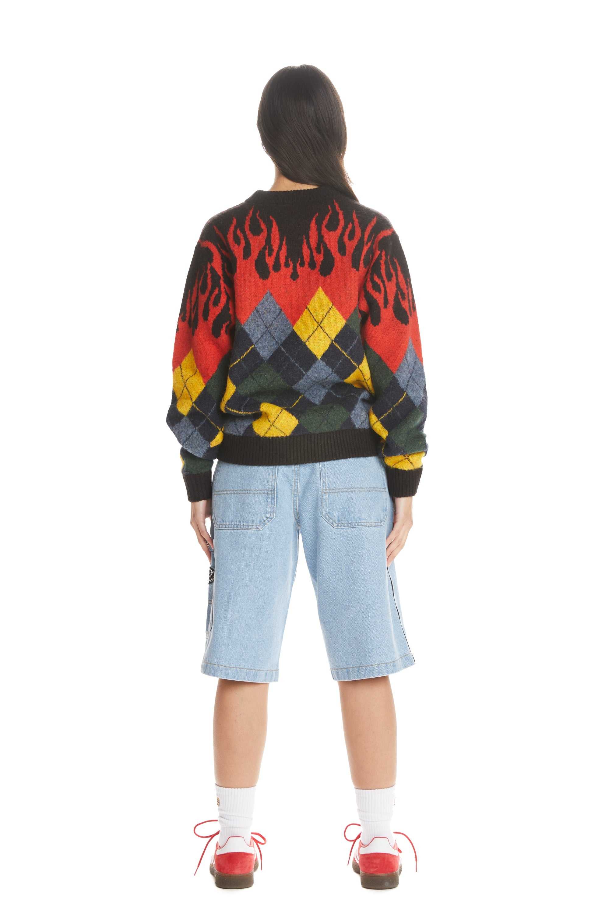 Black Teddy Fresh In Flames Sweater | SWLFPK408