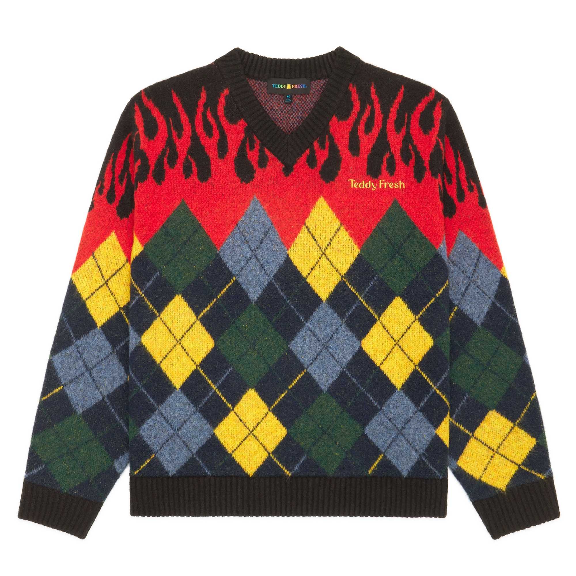 Black Teddy Fresh In Flames Sweater | SWLFPK408