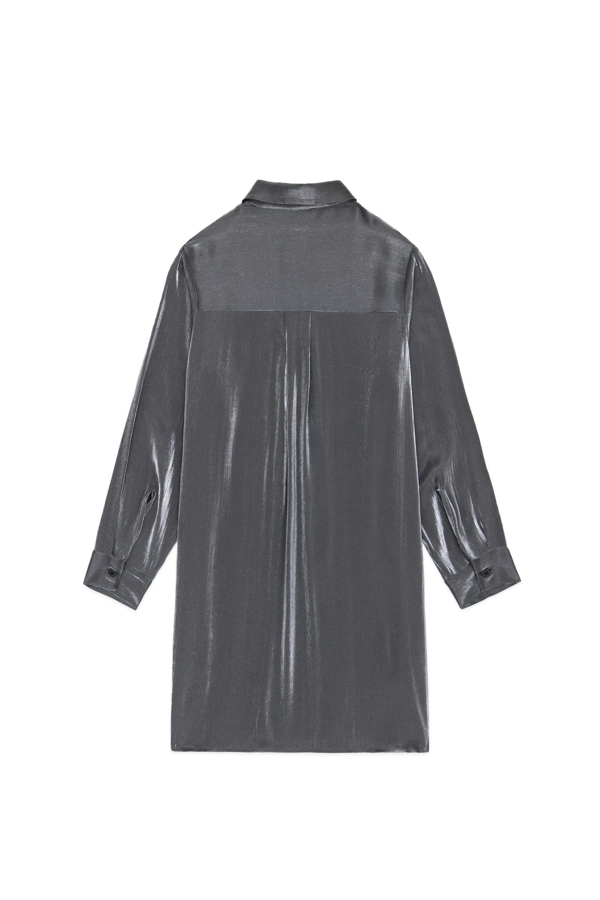 Black Teddy Fresh Iridescent Shirt Dress | QZPLGU130