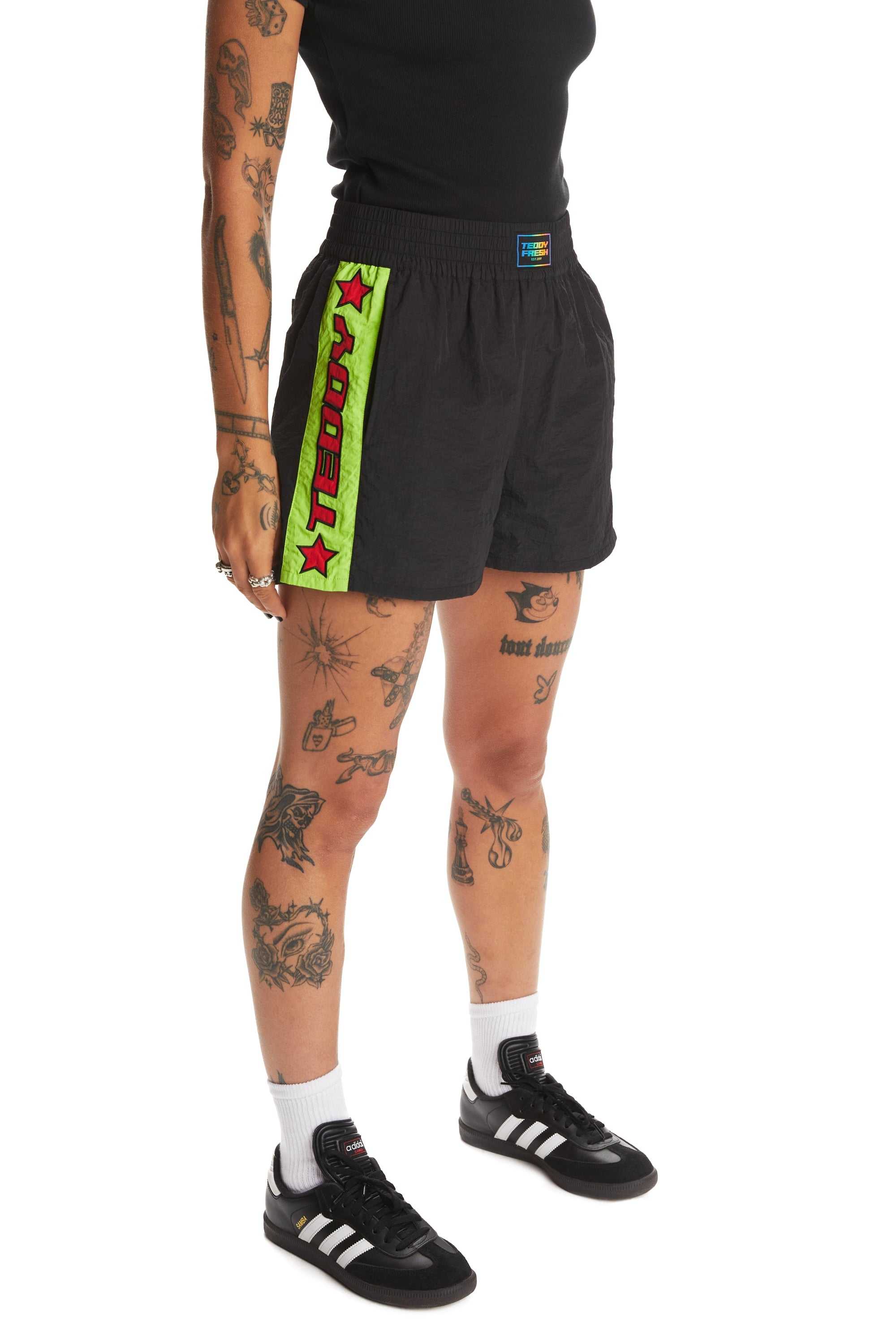 Black Teddy Fresh Surfs Up Shorts | WXRBDG608