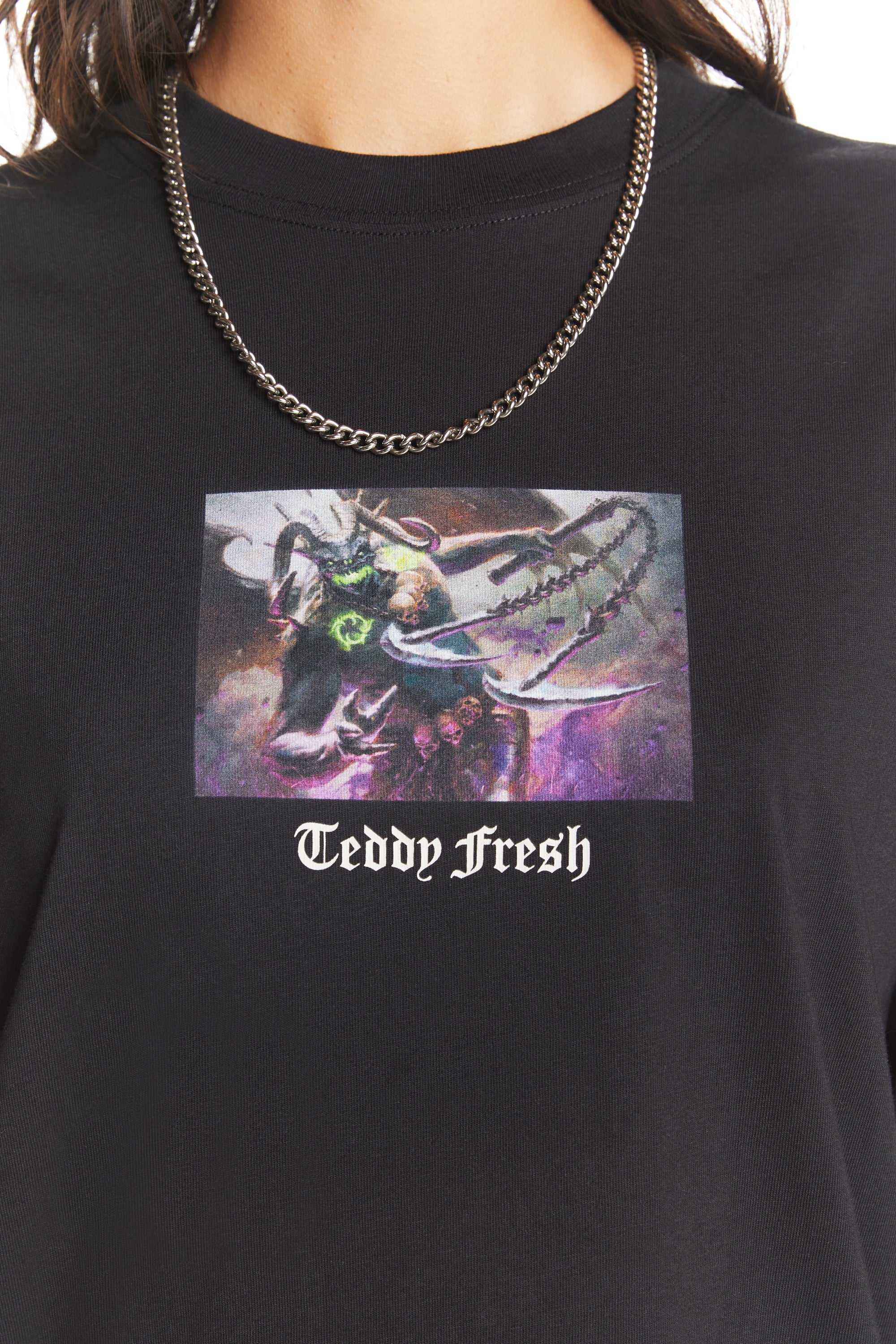 Black Teddy Fresh TF x Magic: The Gathering Archfiend Of Despair Tee | RKEAUG510