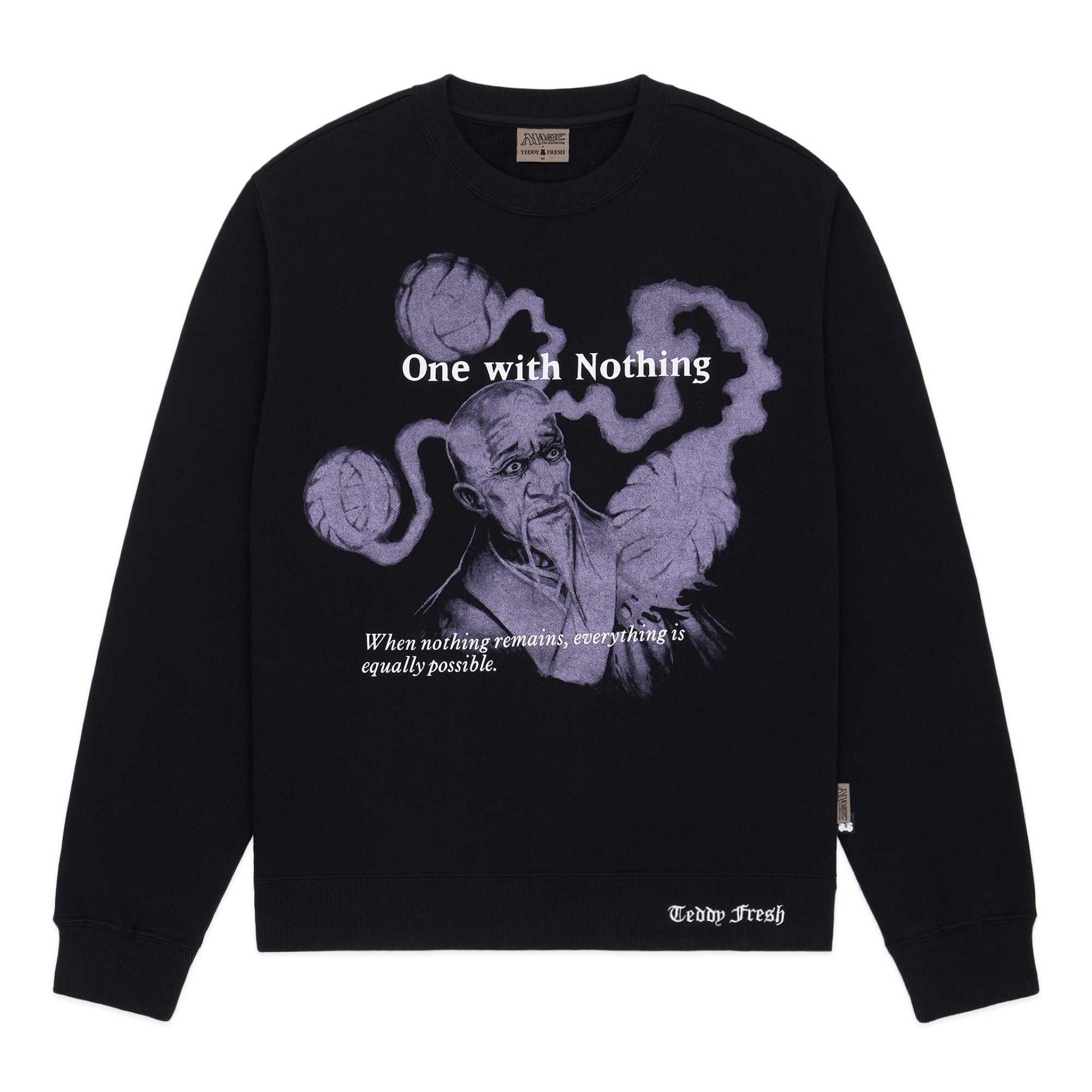 Black Teddy Fresh TF x Magic: The Gathering One With Nothing Sweatshirt | XEDCLH879