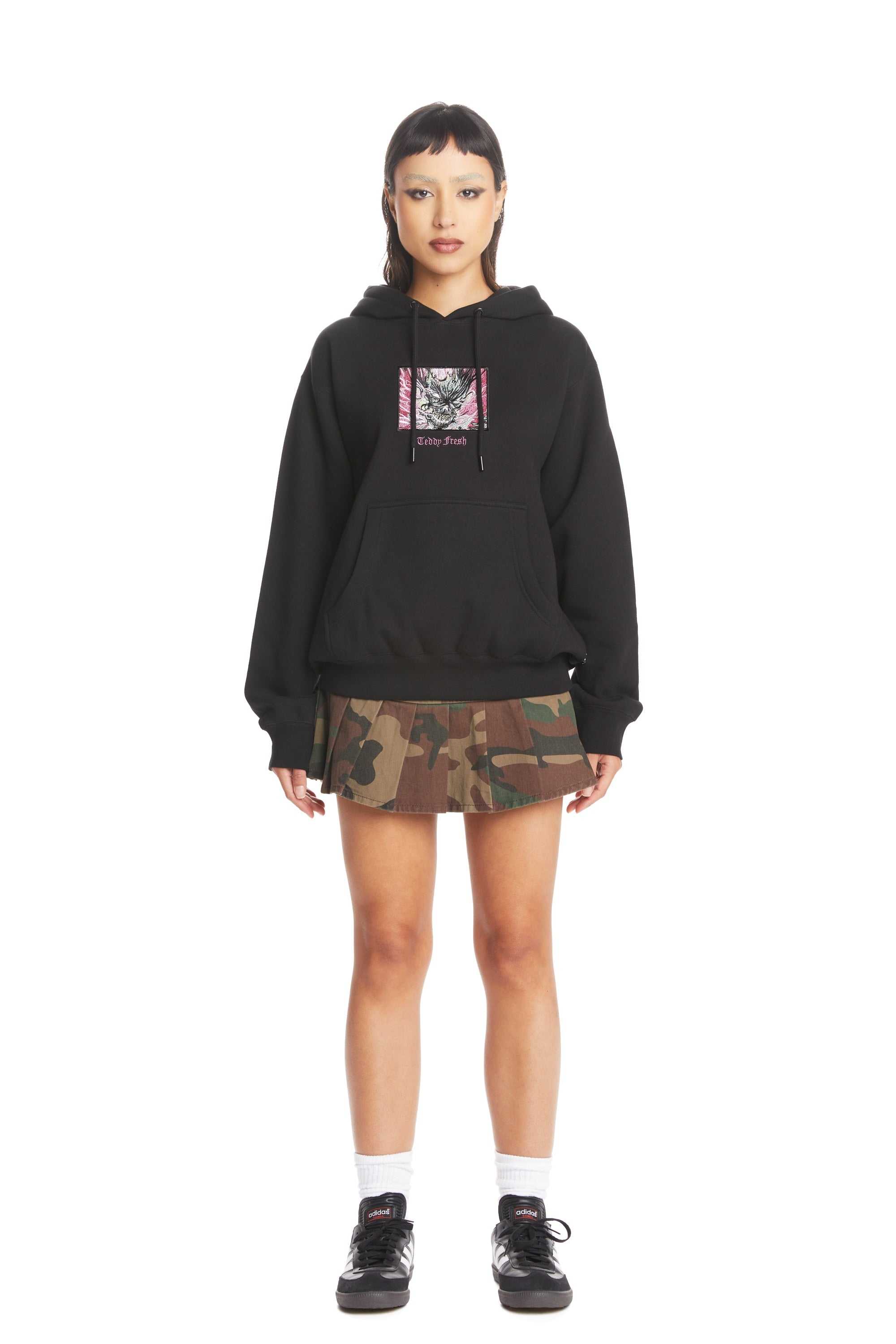 Black Teddy Fresh TF x Magic: The Gathering Blightning Hoodie | LCHWSB968