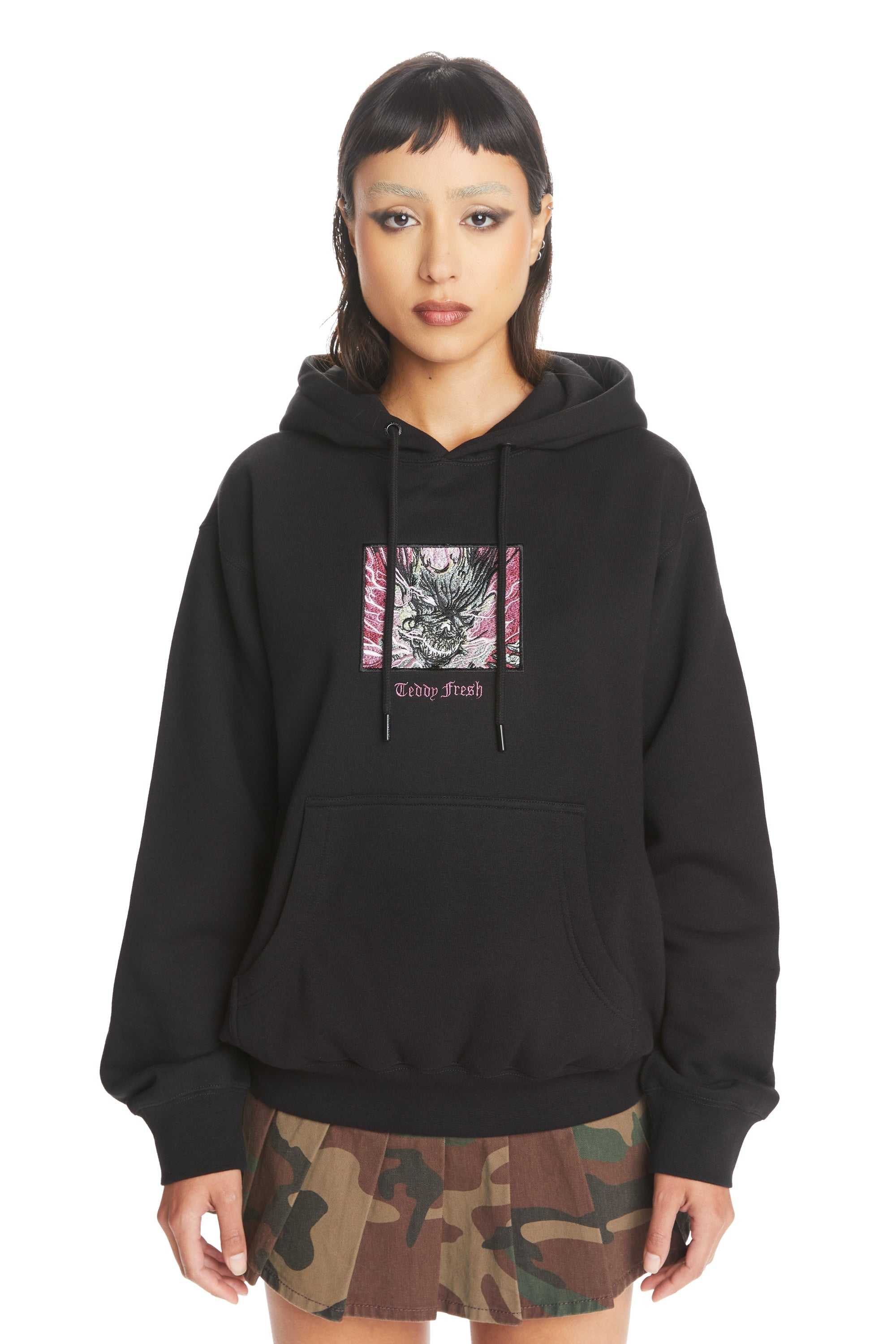 Black Teddy Fresh TF x Magic: The Gathering Blightning Hoodie | LCHWSB968