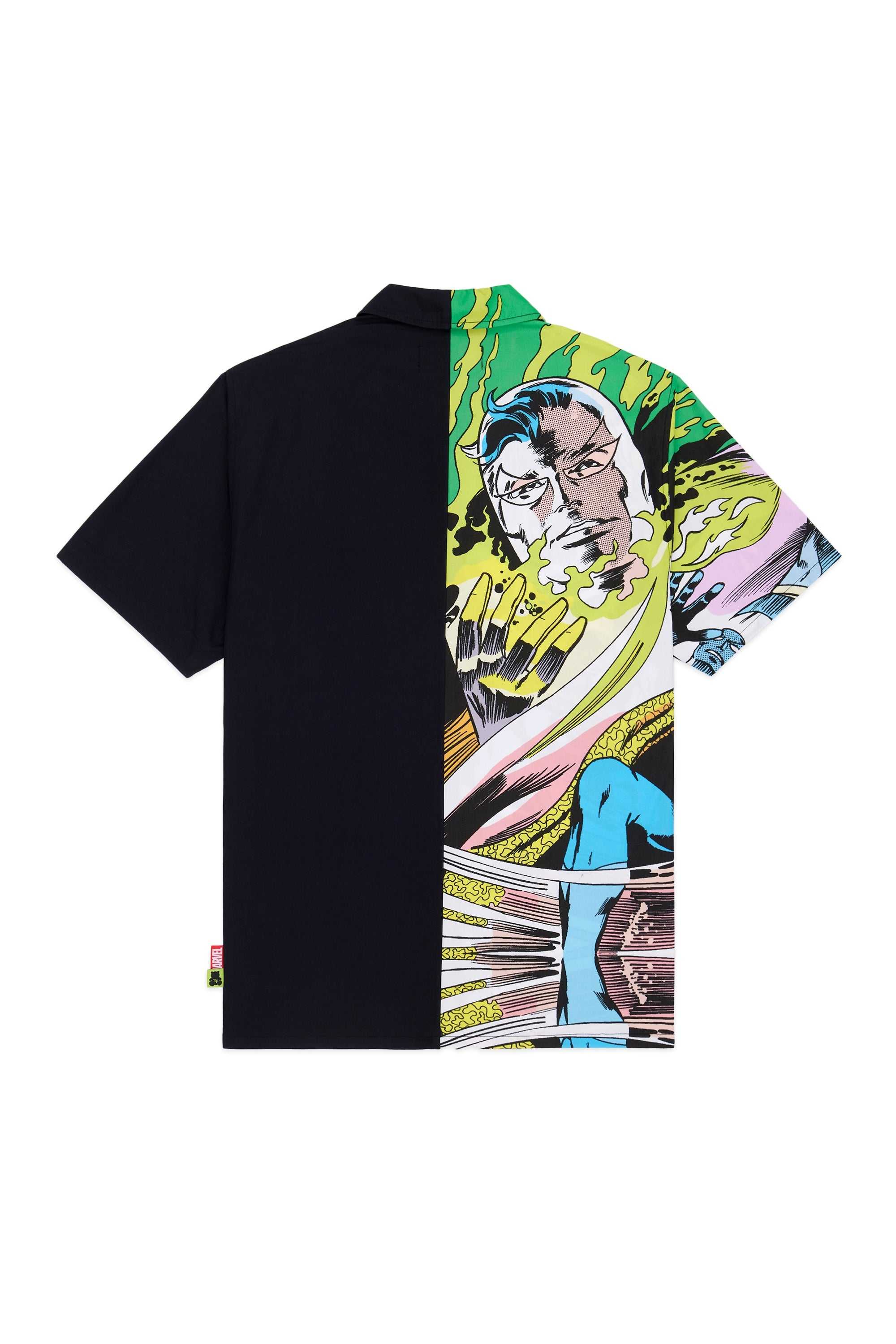 Black Teddy Fresh TF x Marvel Dr. Strange Zip Shirt | IVUJLO749