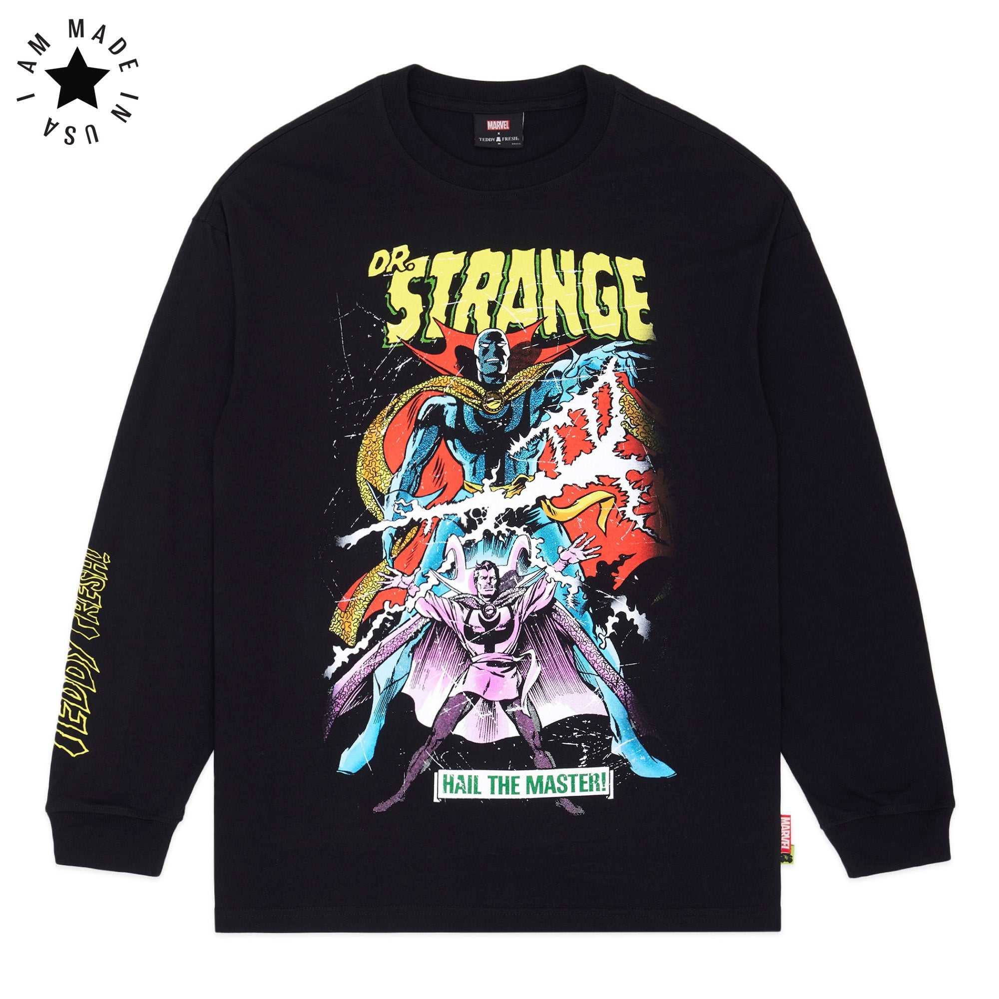 Black Teddy Fresh TF x Marvel Dr. Strange Tee | XLFUGI597