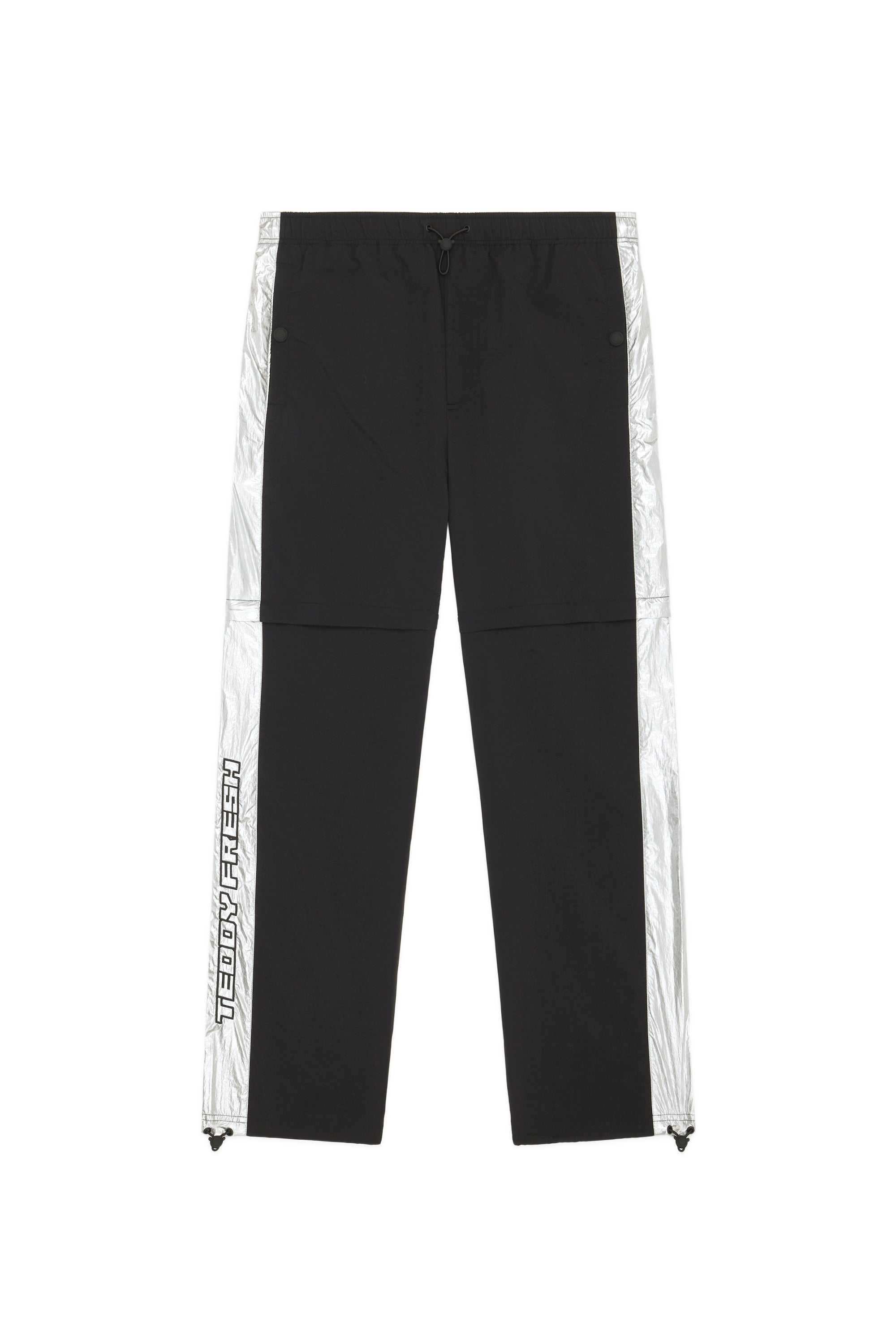 Black Teddy Fresh Zip Away 90s Nylon Pants | JEHWMA976