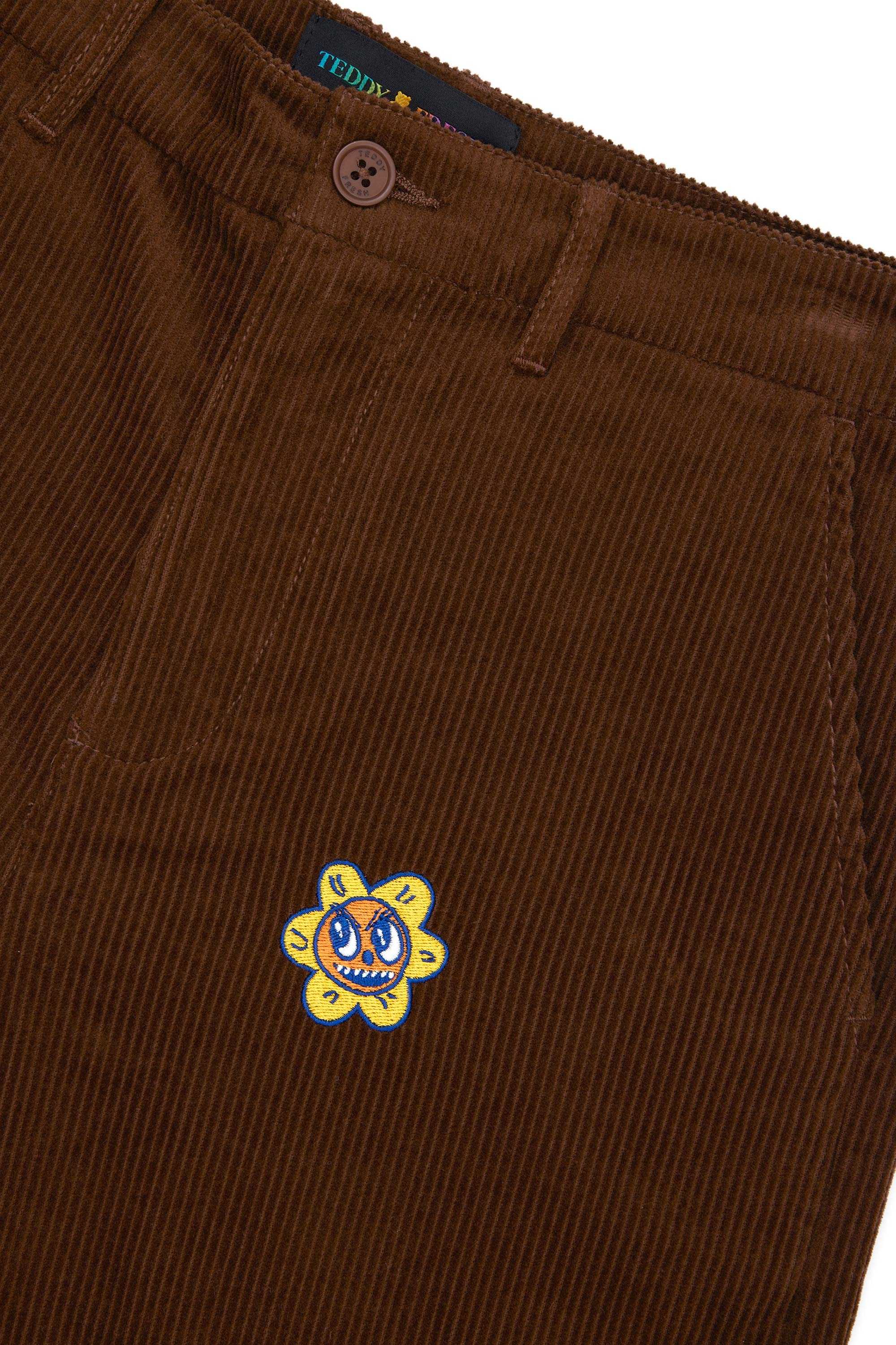 Brown Teddy Fresh Applique Corduroy Pants | LGEBJP561