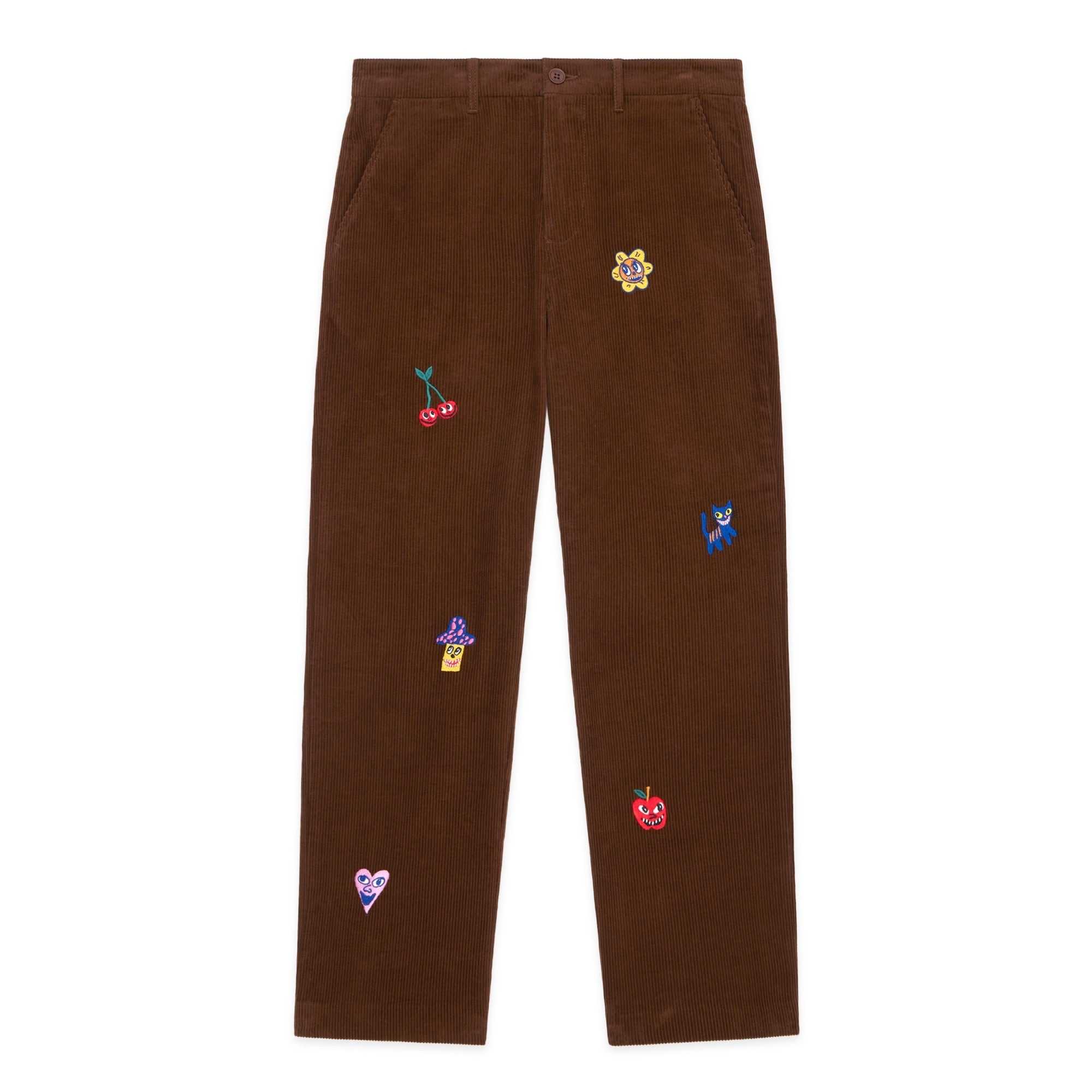 Brown Teddy Fresh Applique Corduroy Pants | LGEBJP561