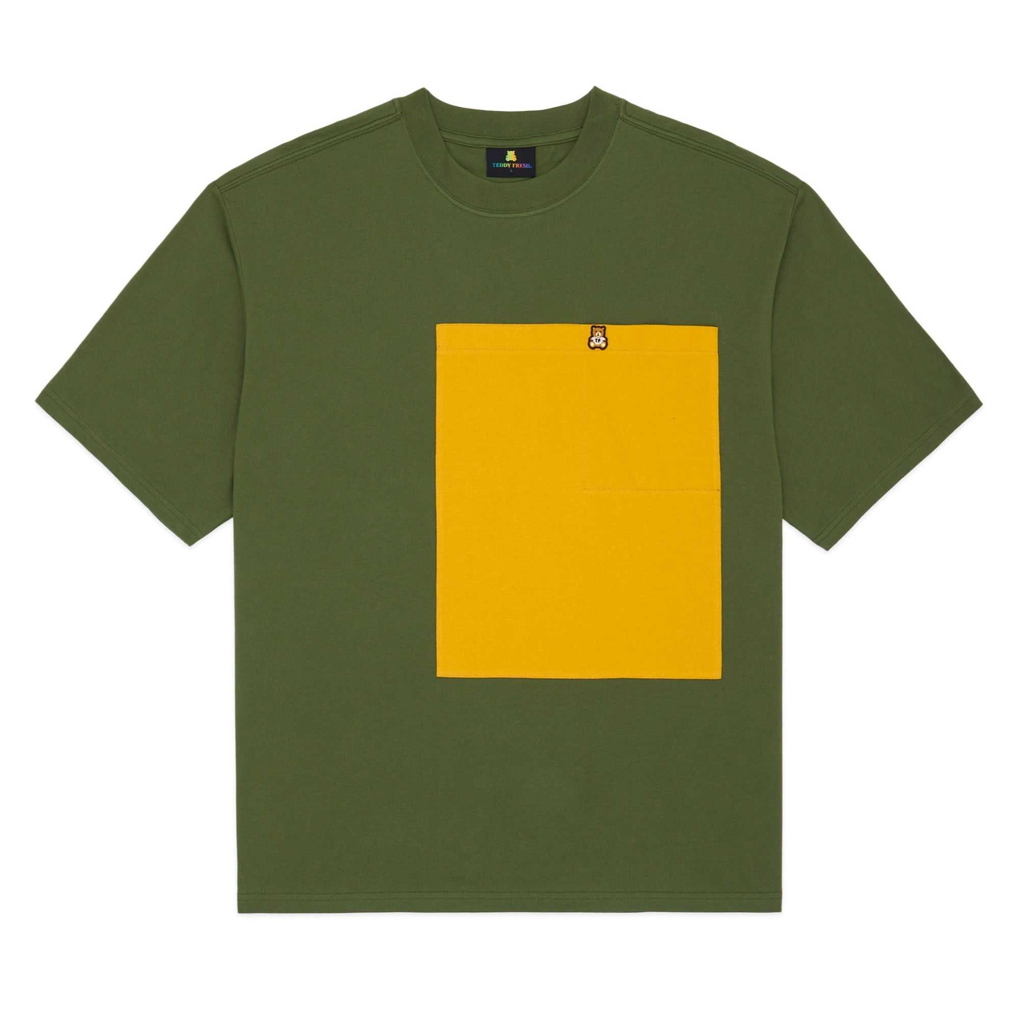 Brown Teddy Fresh Big Pocket Tee | WDALIV513