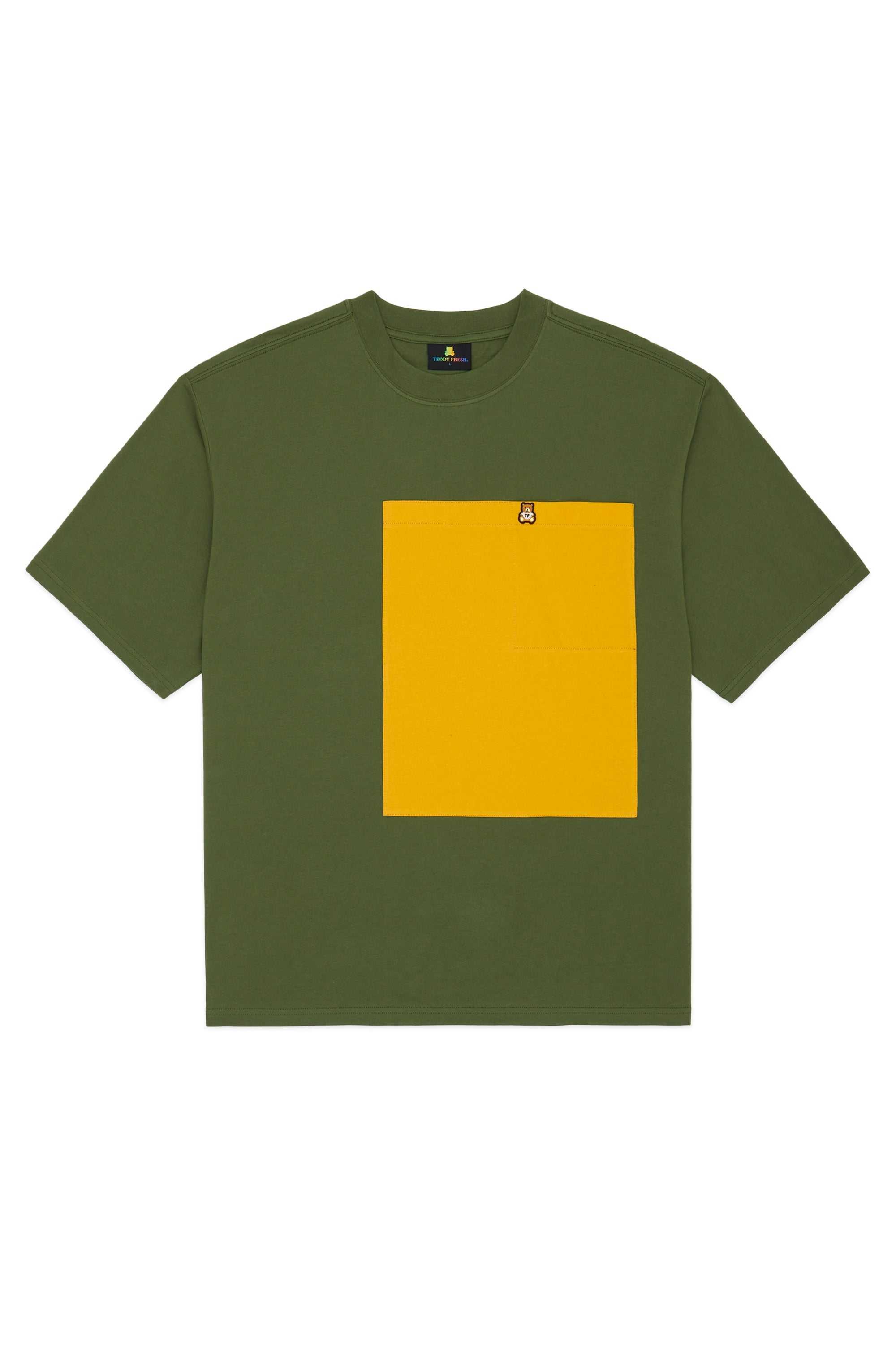 Brown Teddy Fresh Big Pocket Tee | WDALIV513