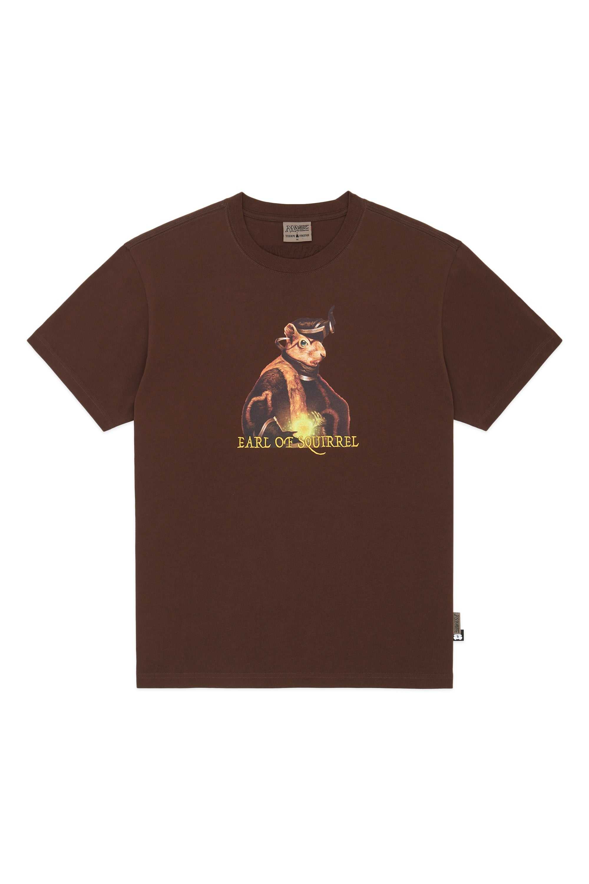 Brown Teddy Fresh TF x Magic: The Gathering Earl Of Squirrel Tee | SLGYHE316