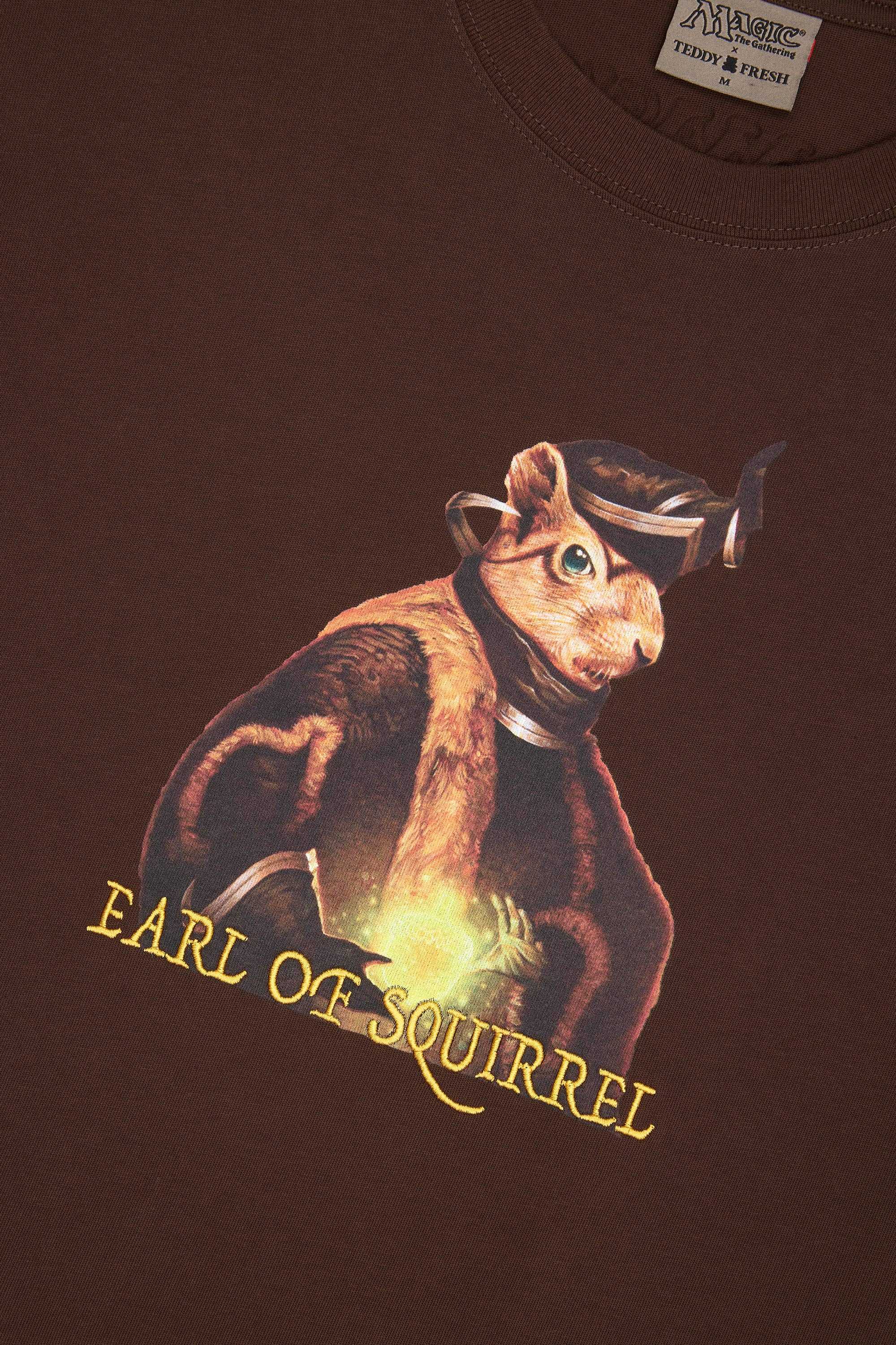 Brown Teddy Fresh TF x Magic: The Gathering Earl Of Squirrel Tee | SLGYHE316