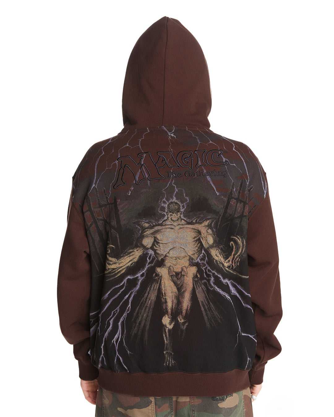 Brown Teddy Fresh TF x Magic: The Gathering Soulless One Hoodie | EKSAVI385