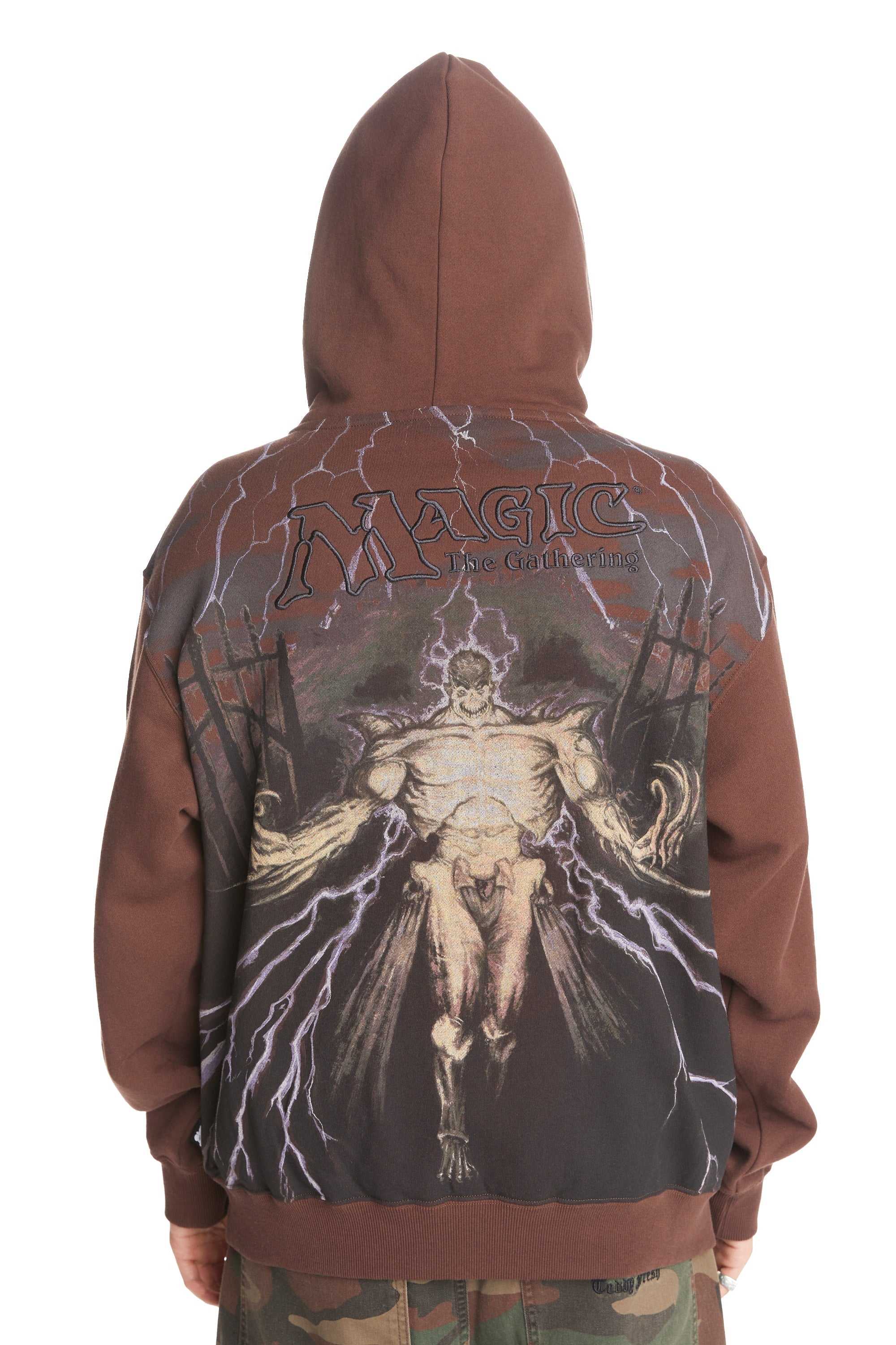 Brown Teddy Fresh TF x Magic: The Gathering Soulless One Hoodie | EKSAVI385