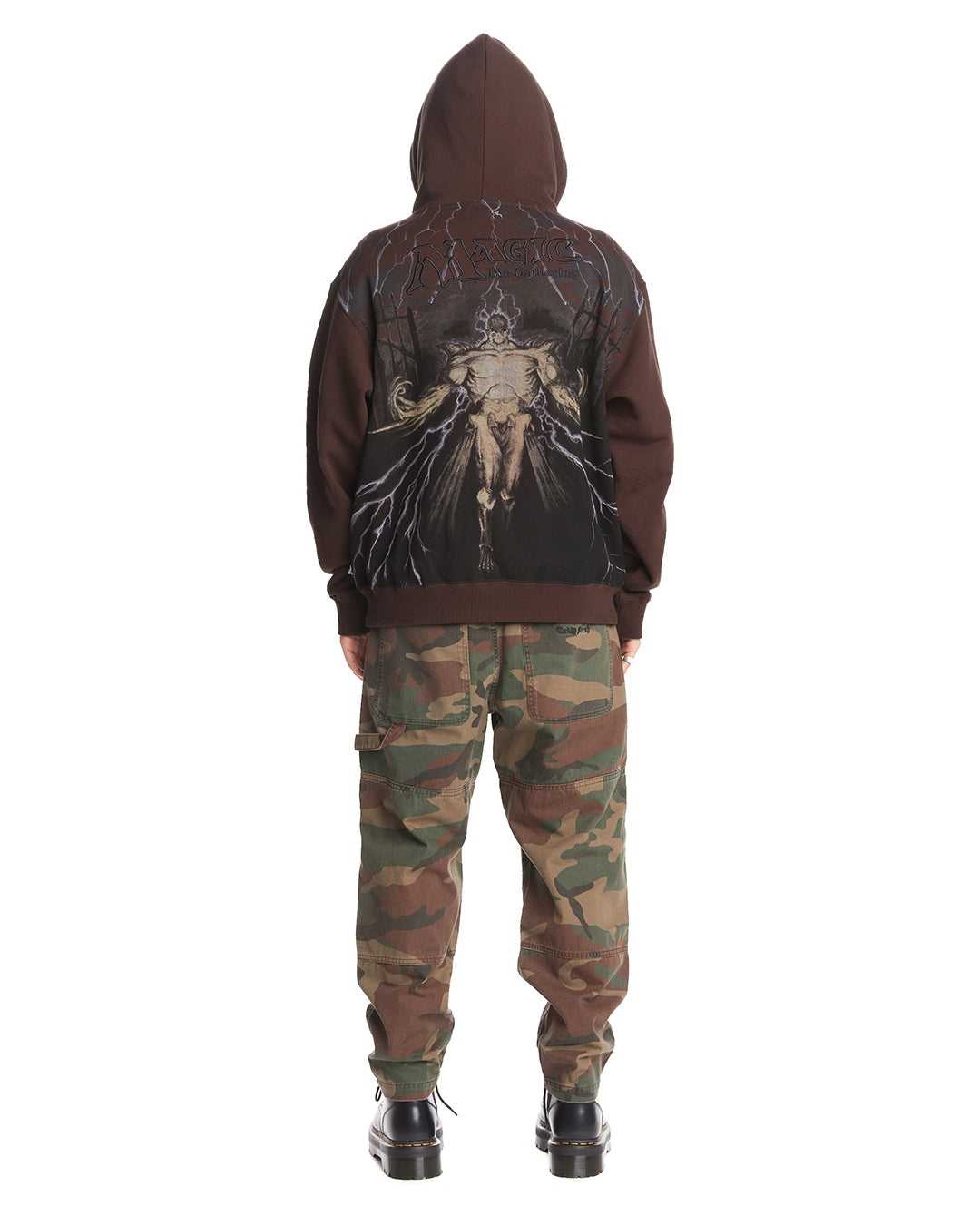 Brown Teddy Fresh TF x Magic: The Gathering Soulless One Hoodie | EKSAVI385