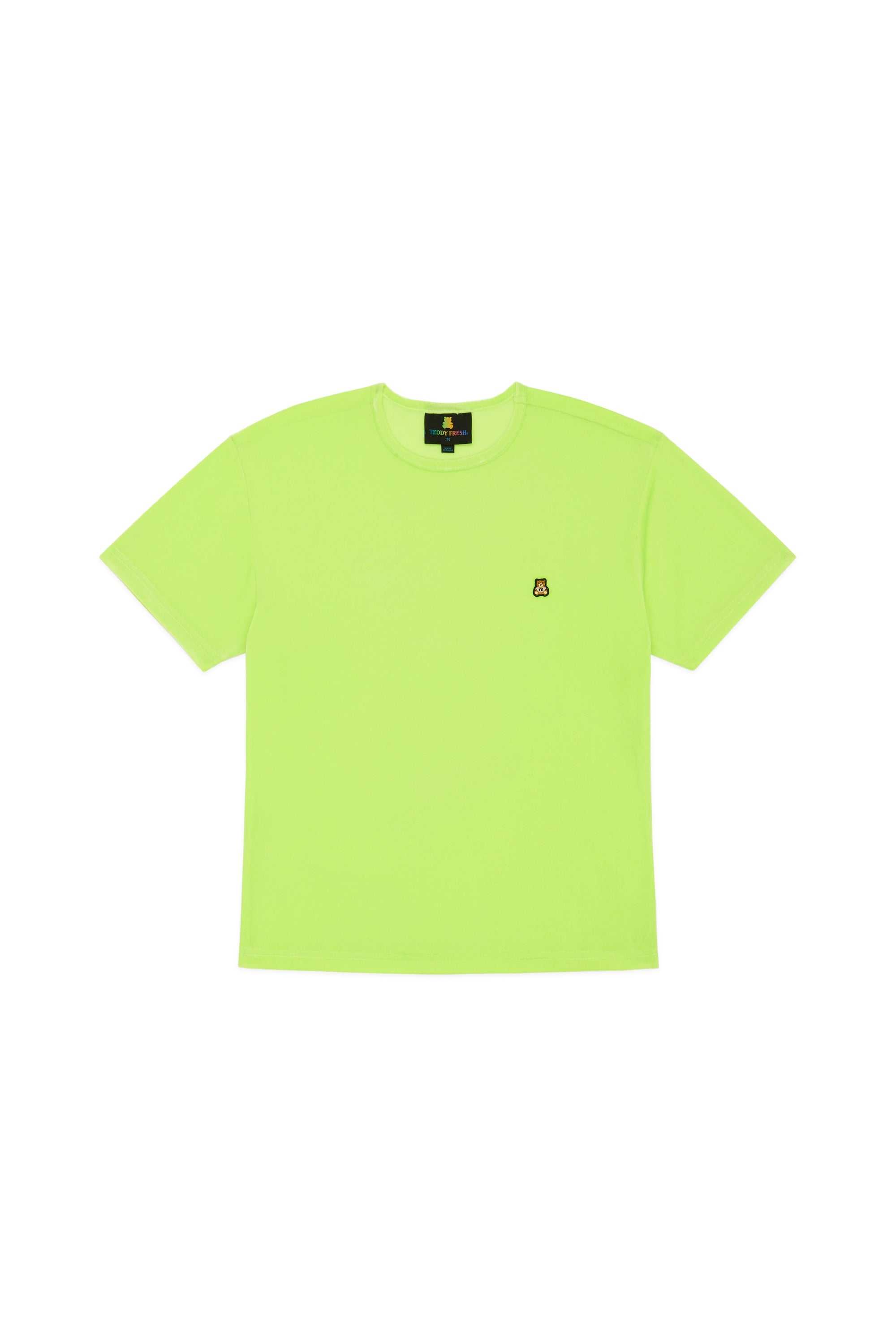 Green Teddy Fresh Highlighter Velour Top | FEDUGO415