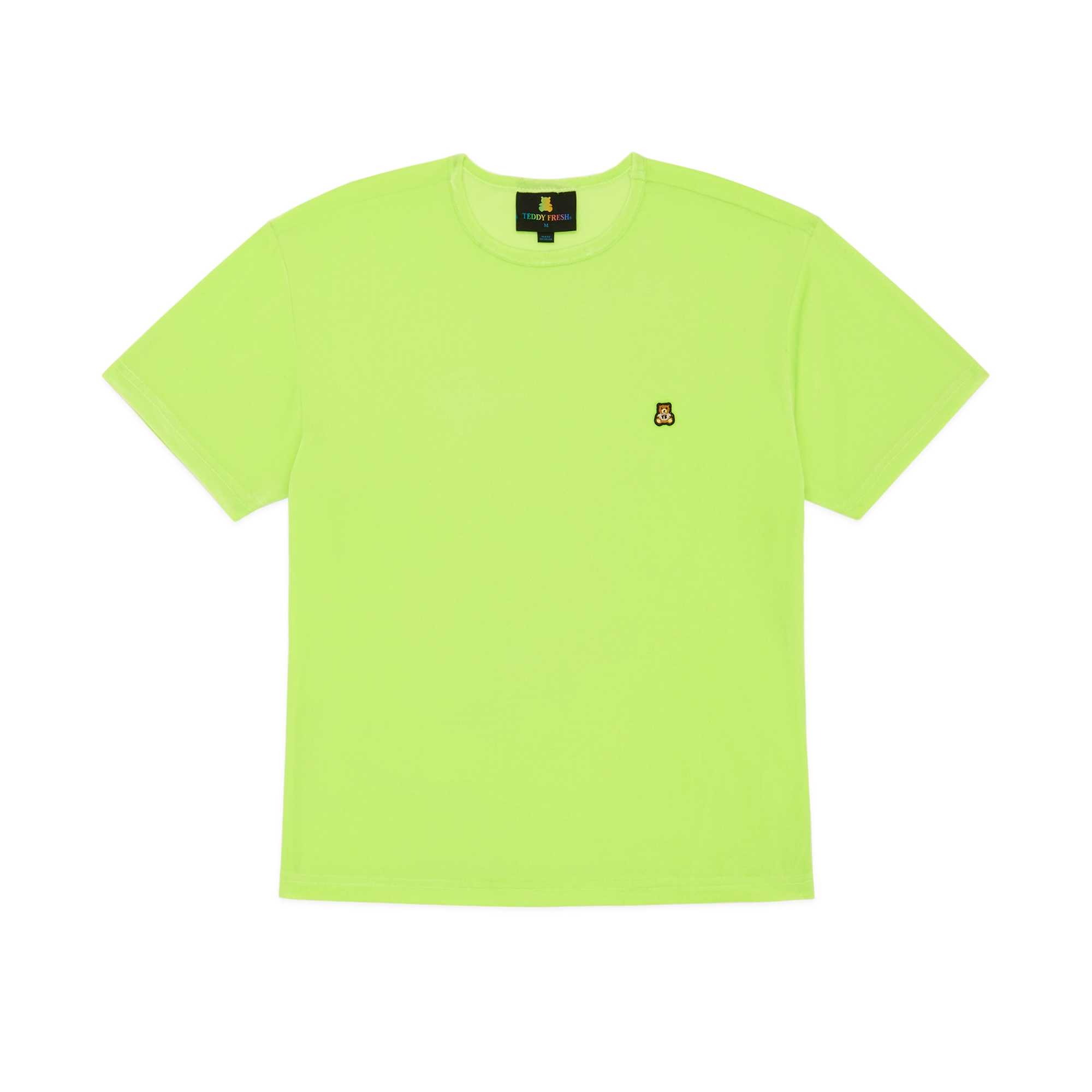 Green Teddy Fresh Highlighter Velour Top | FEDUGO415