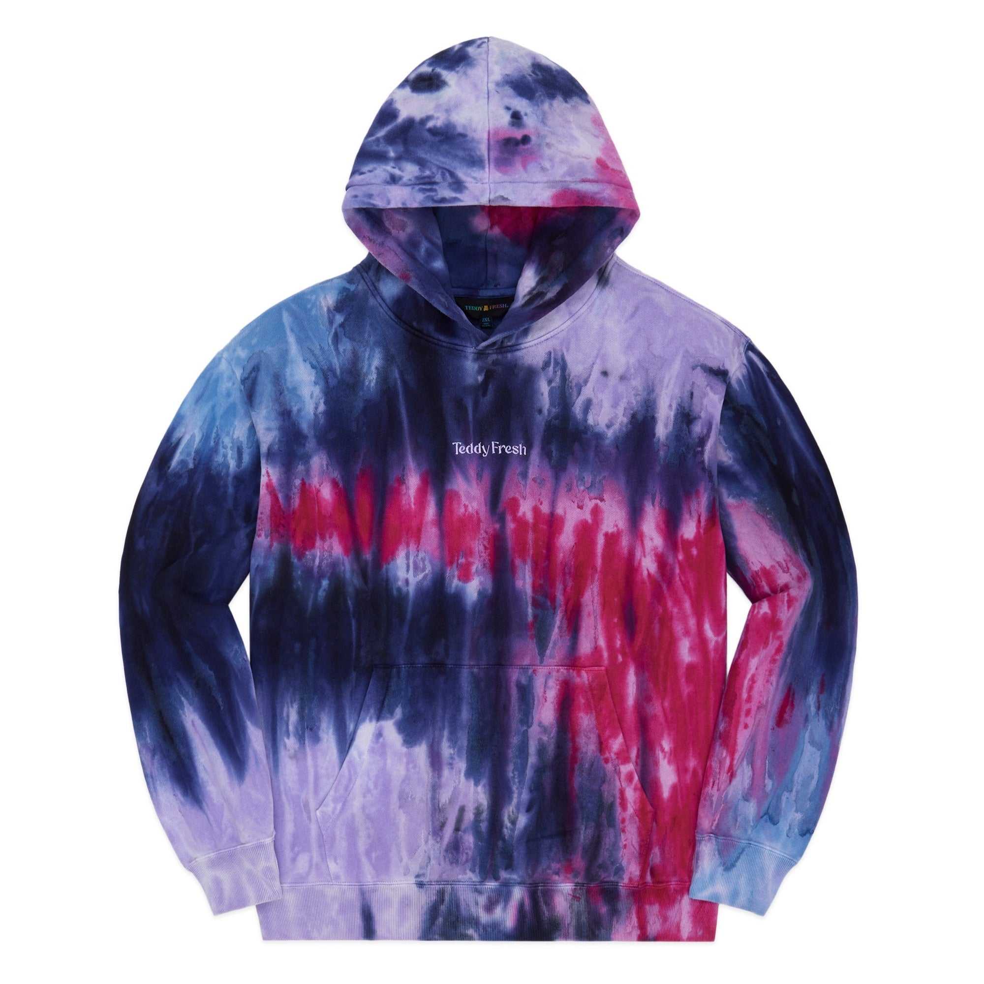 Green Teddy Fresh Ice Dye Hoodie | RDQSUX417