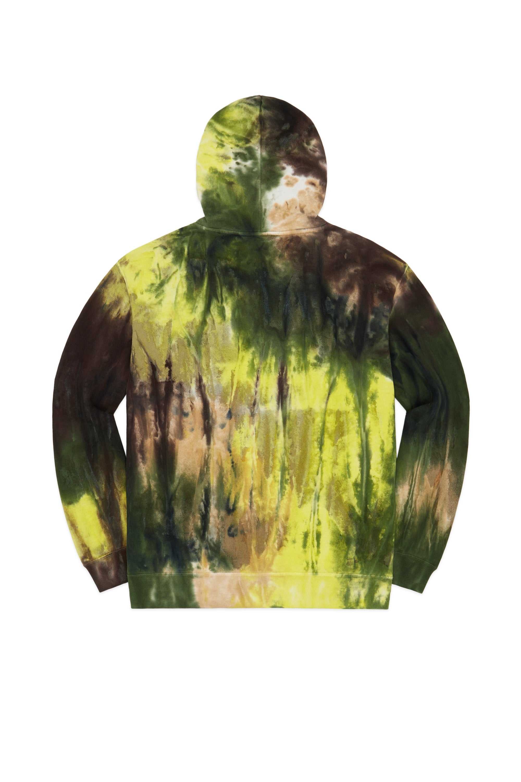 Green Teddy Fresh Ice Dye Hoodie | RDQSUX417