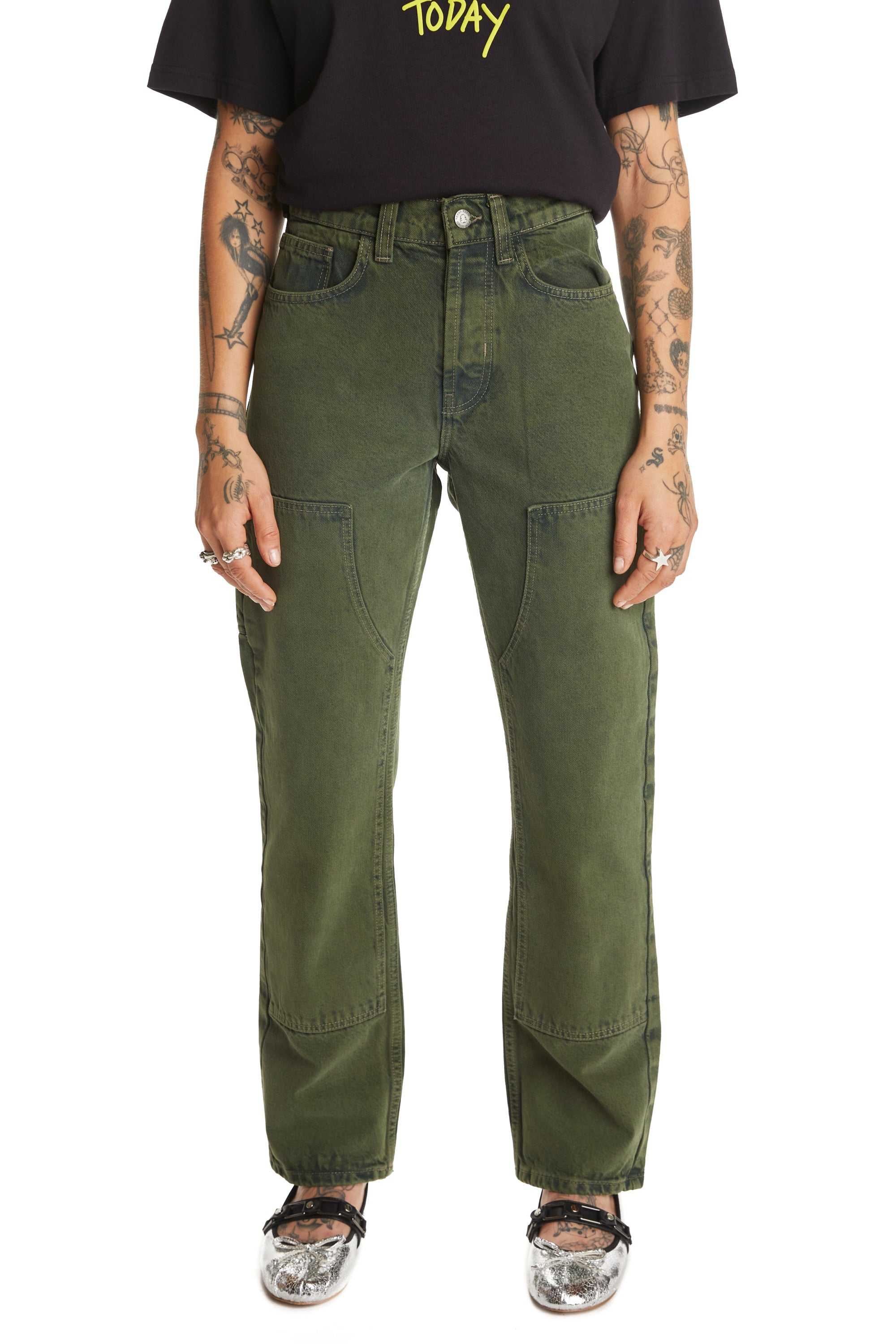 Green Teddy Fresh Overdye Pants | GBETFM014