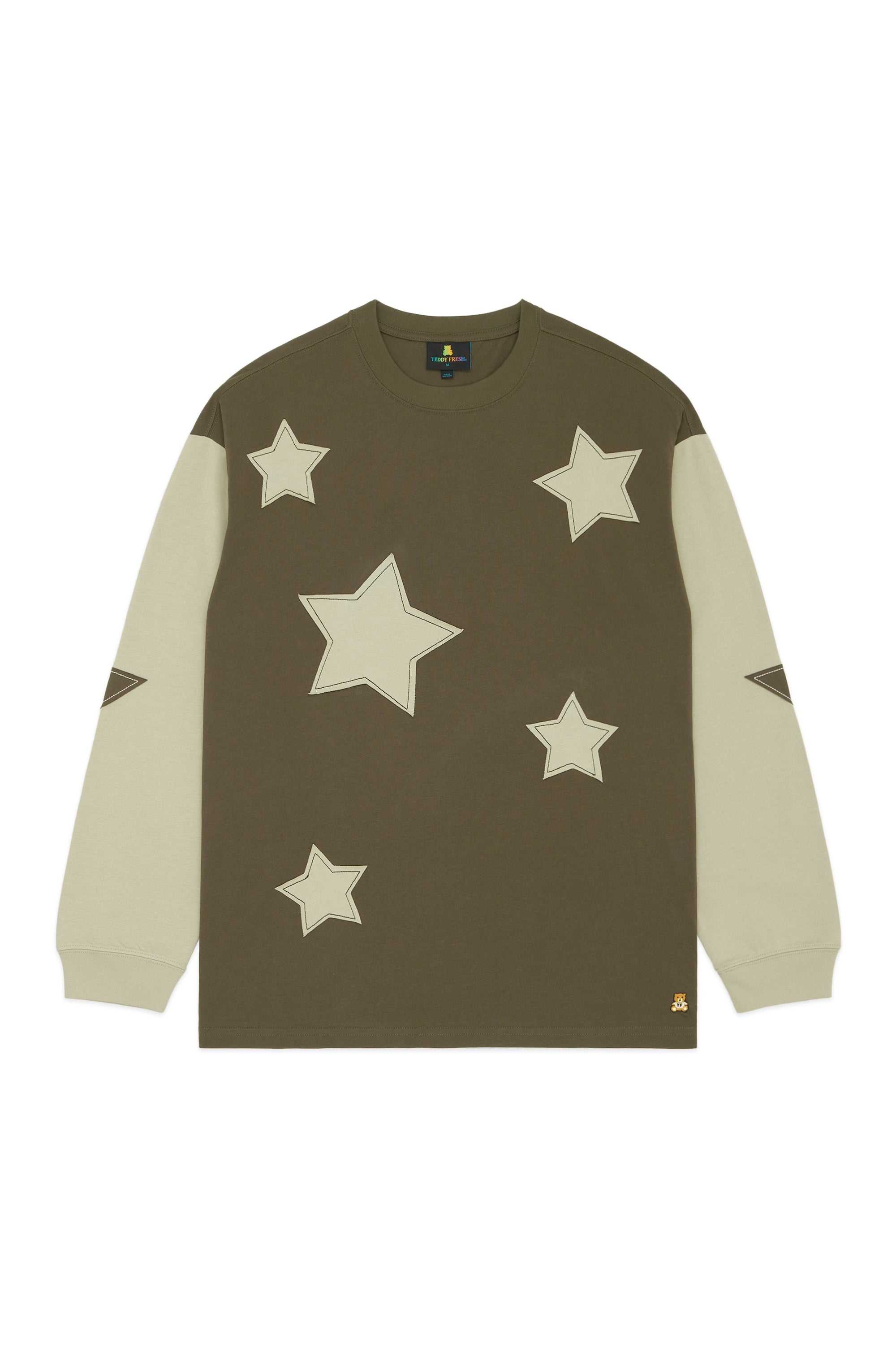 Green Teddy Fresh Patched Star Tee | RPSMON852