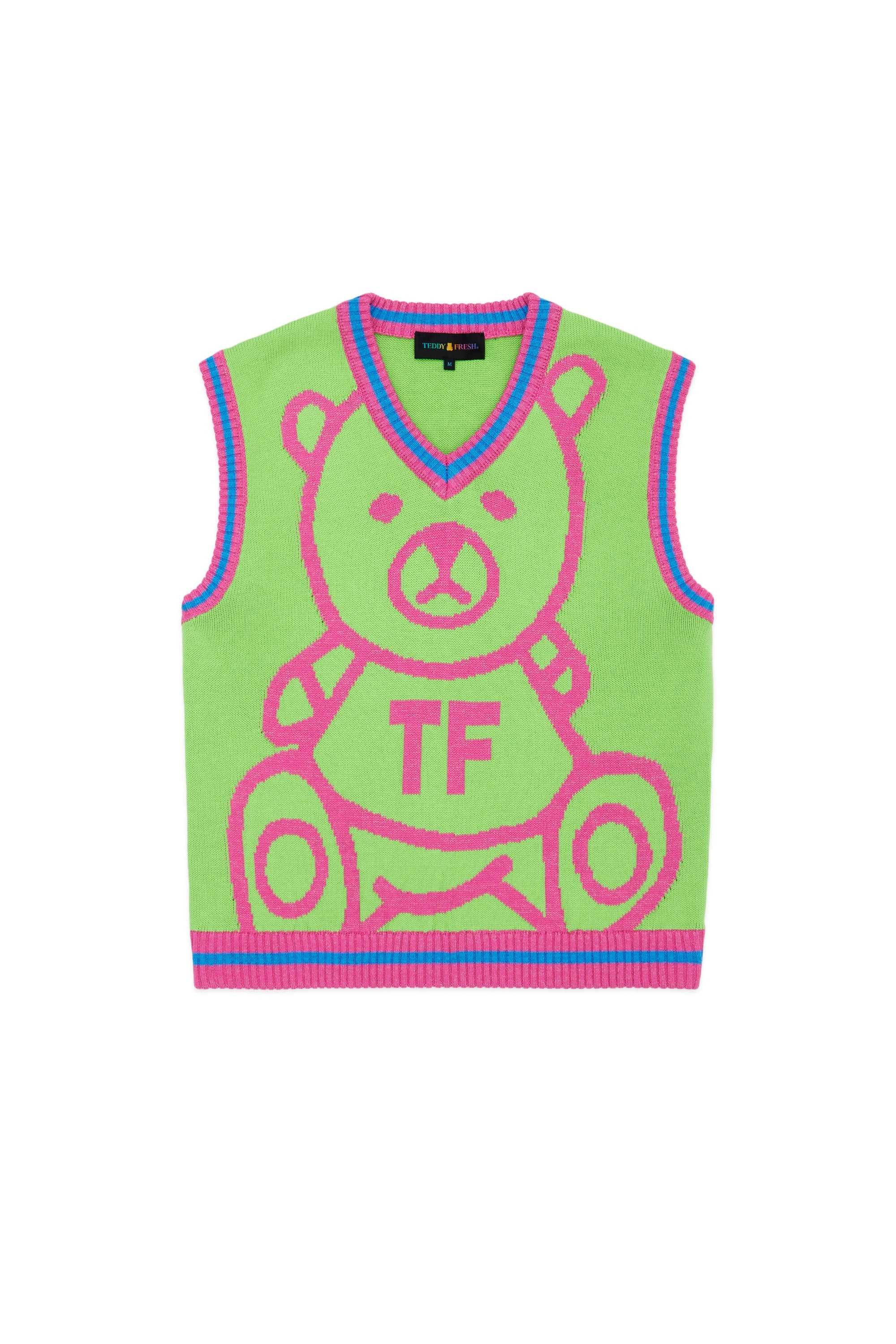 Green Teddy Fresh Ted Sweater Vest | XLBOWQ718