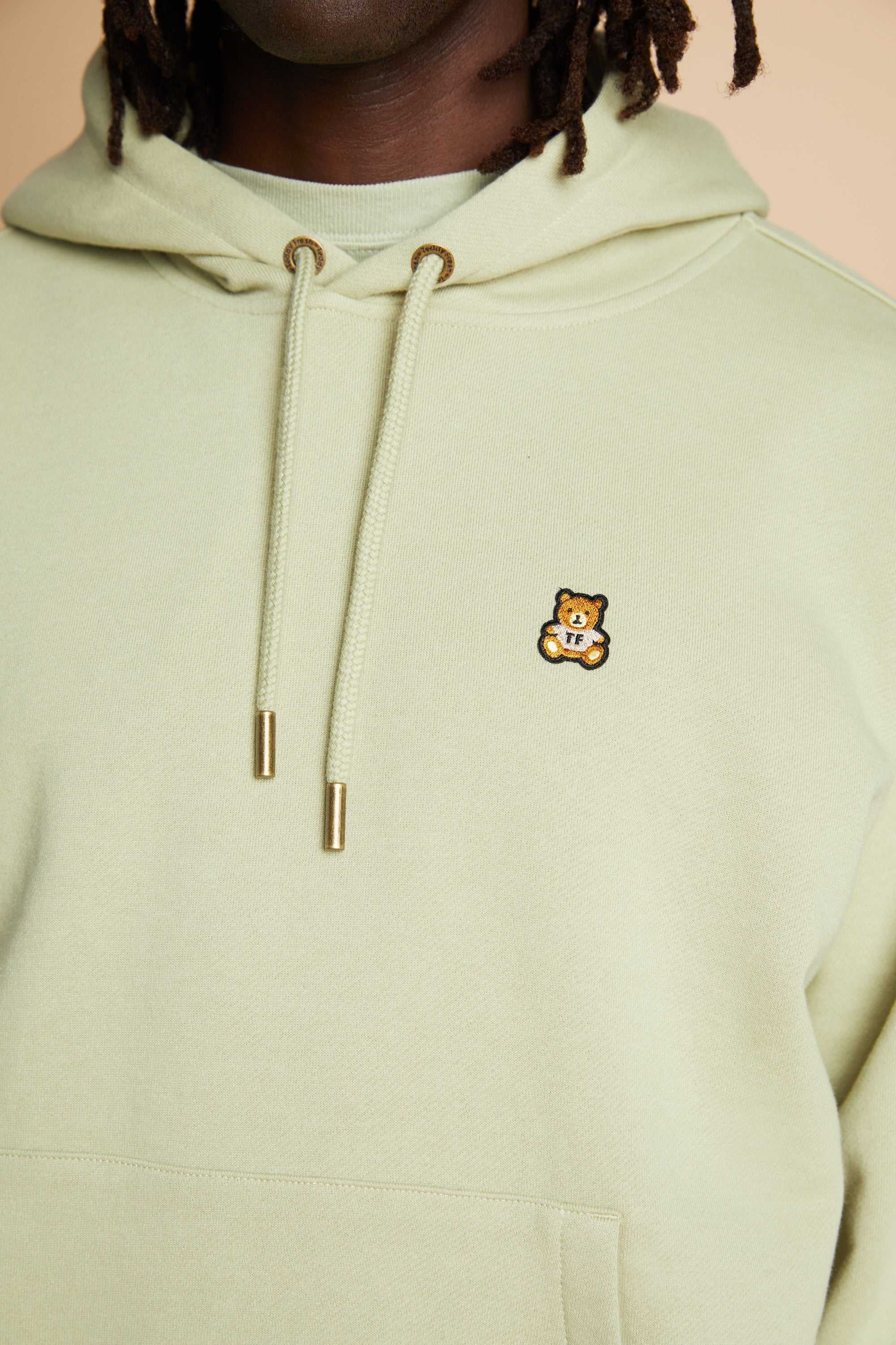 Grey Teddy Fresh Classic Hoodie | JQURBL689