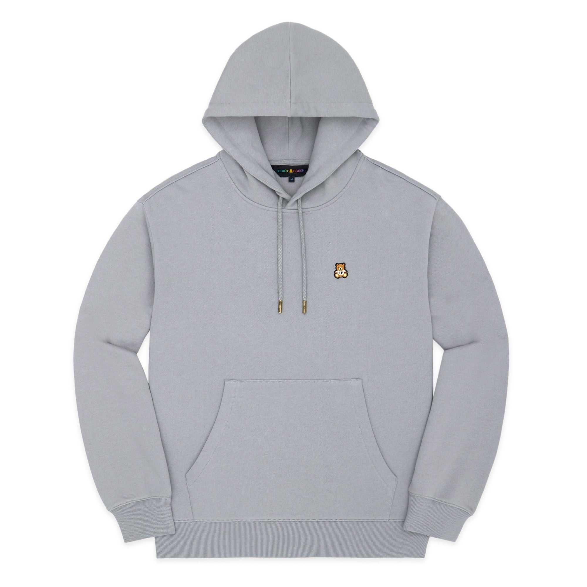 Grey Teddy Fresh Classic Hoodie | JQURBL689