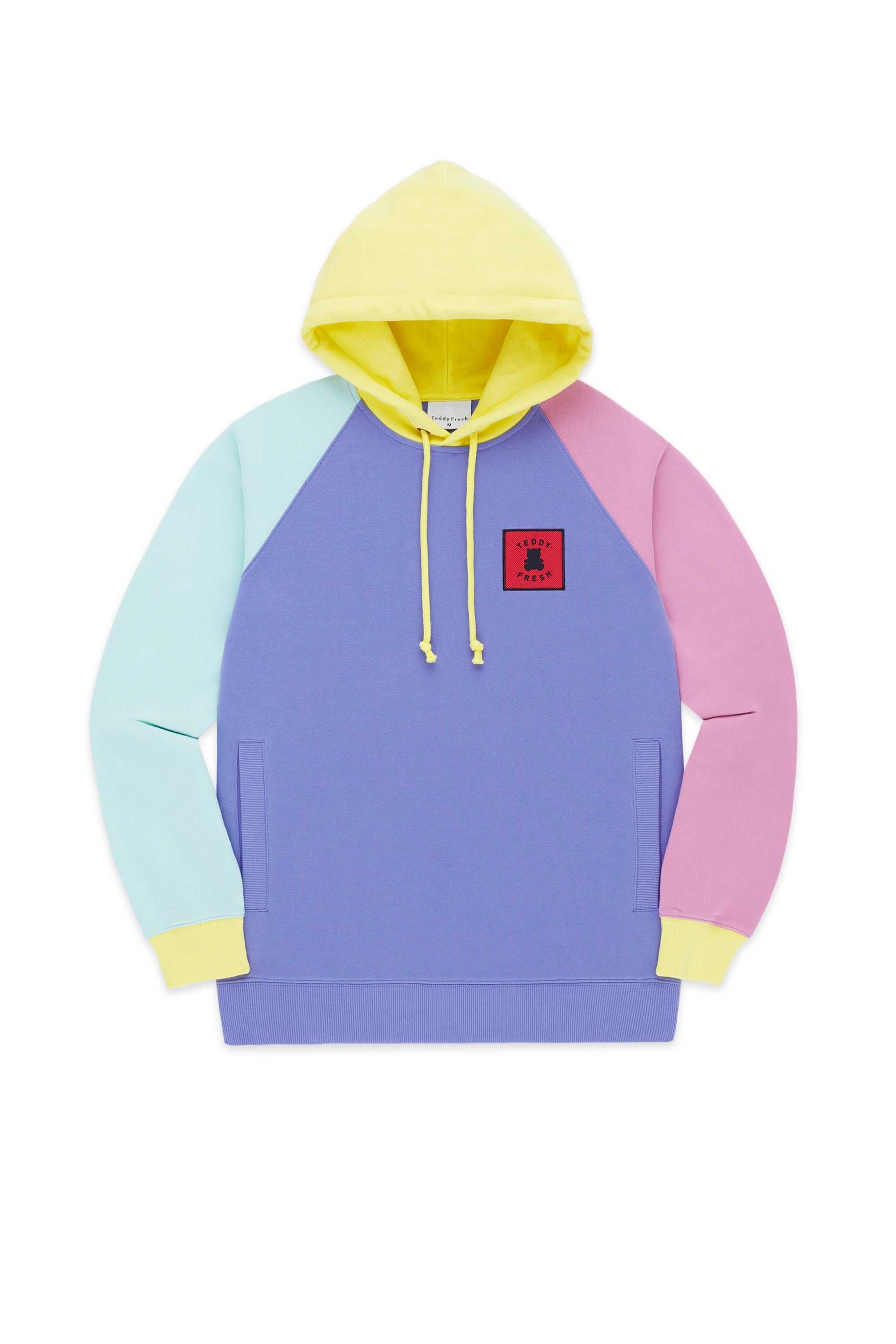 Grey Teddy Fresh Color Block Hoodie 2.0 | GHKXTW189