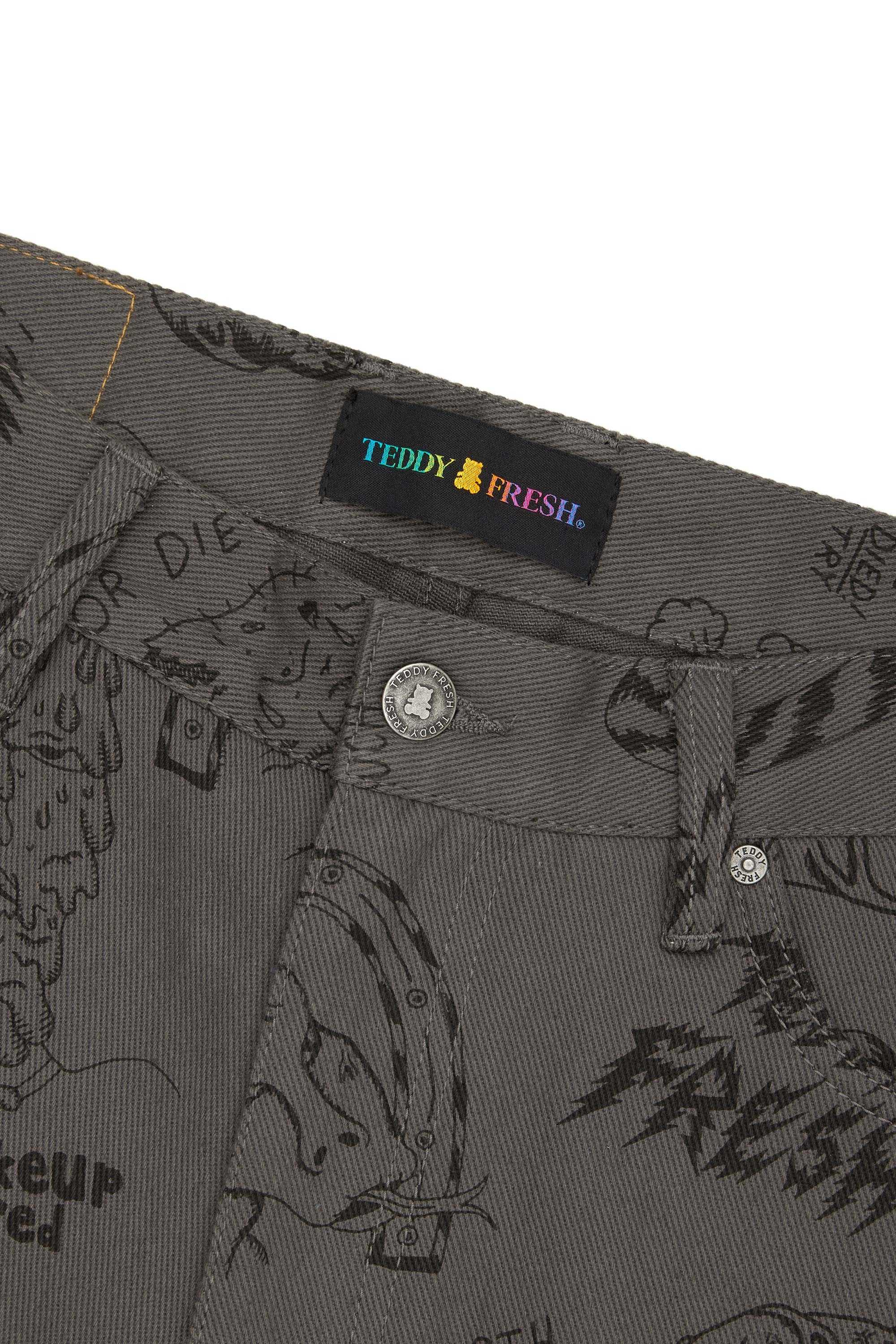 Grey Teddy Fresh Will Laren Sketches Carpenter Pants | IEKYRN273