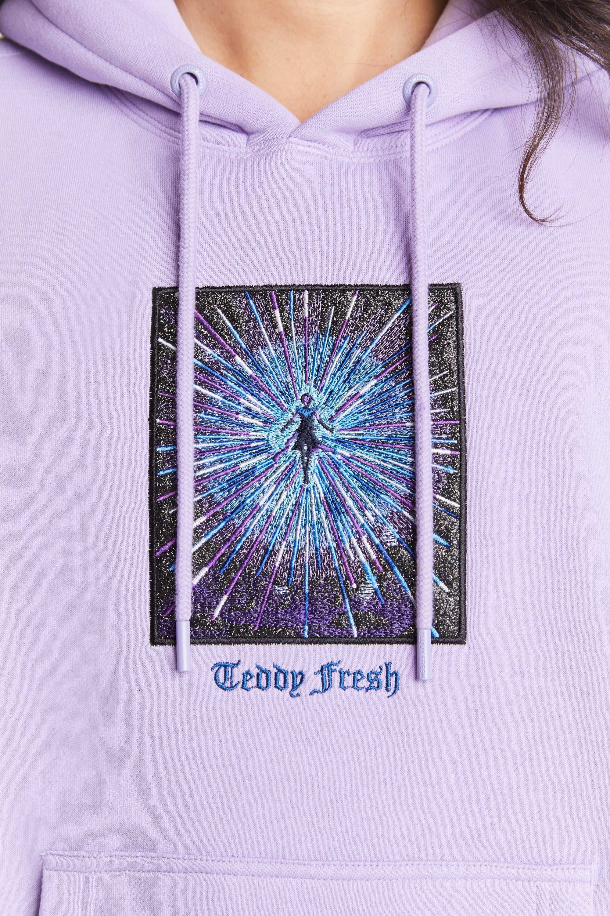 Lilac Teddy Fresh TF x Magic: The Gathering Counterspell Hoodie | AEVQWB804