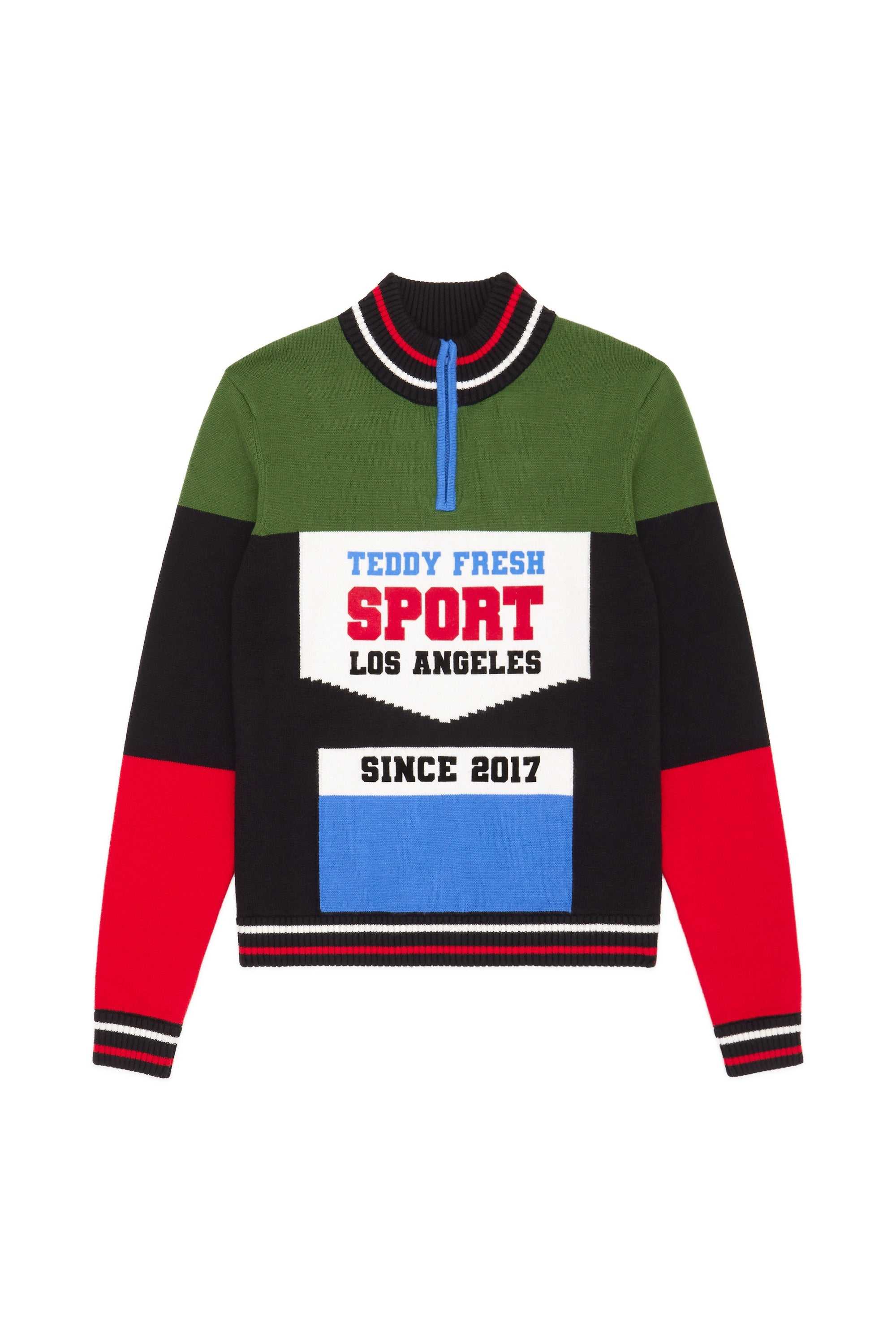 Multi Teddy Fresh Bike Jersey Zip Sweater | MTASDN687