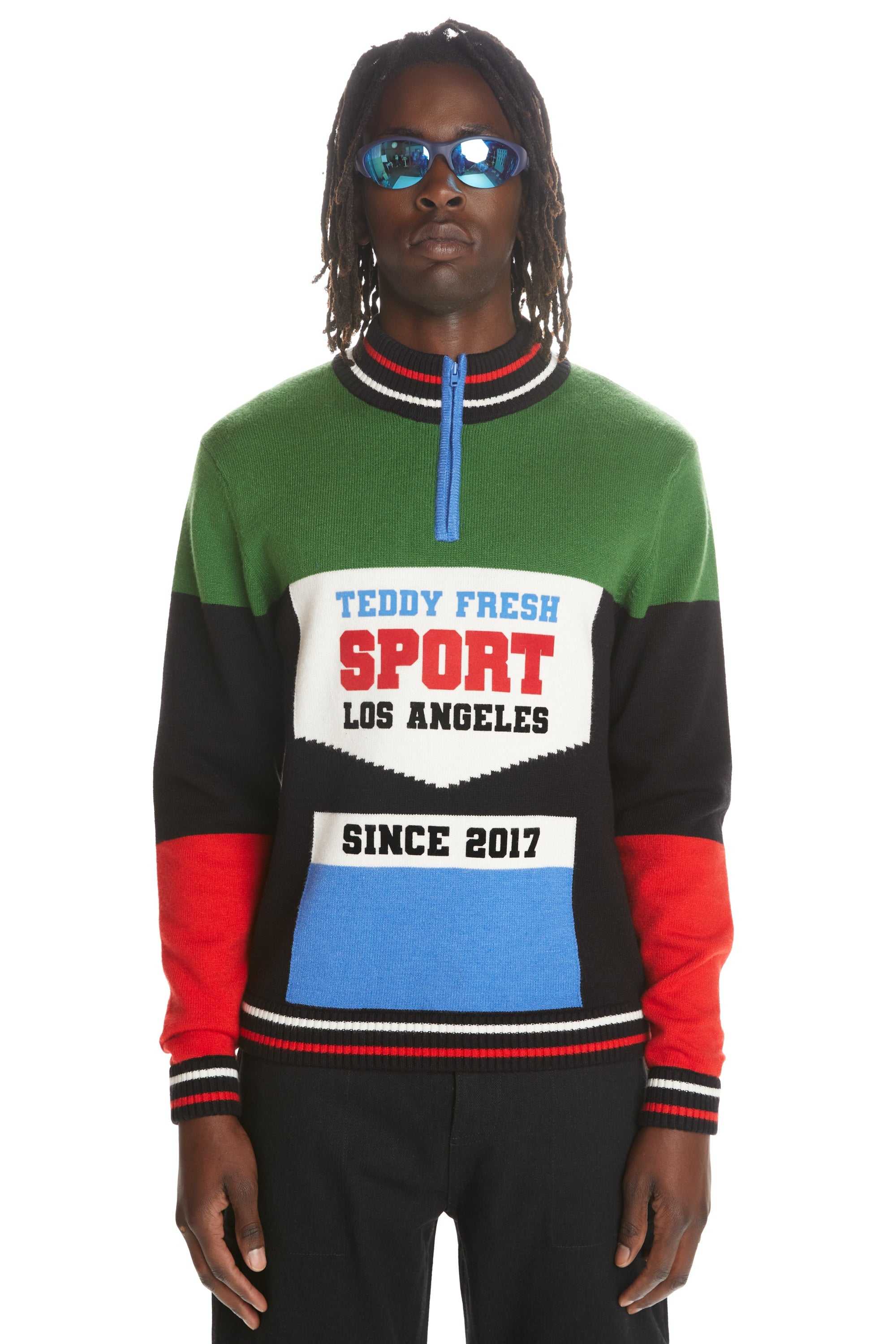 Multi Teddy Fresh Bike Jersey Zip Sweater | MTASDN687